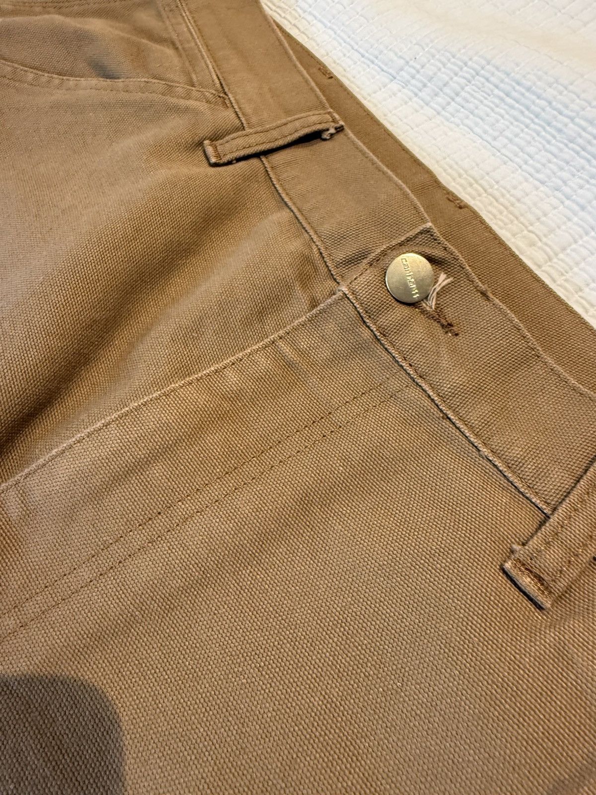 Carhartt CARHARTT DOUBLE KNEE BROWN PANTS Size US 32 / EU 48 - 3 Thumbnail