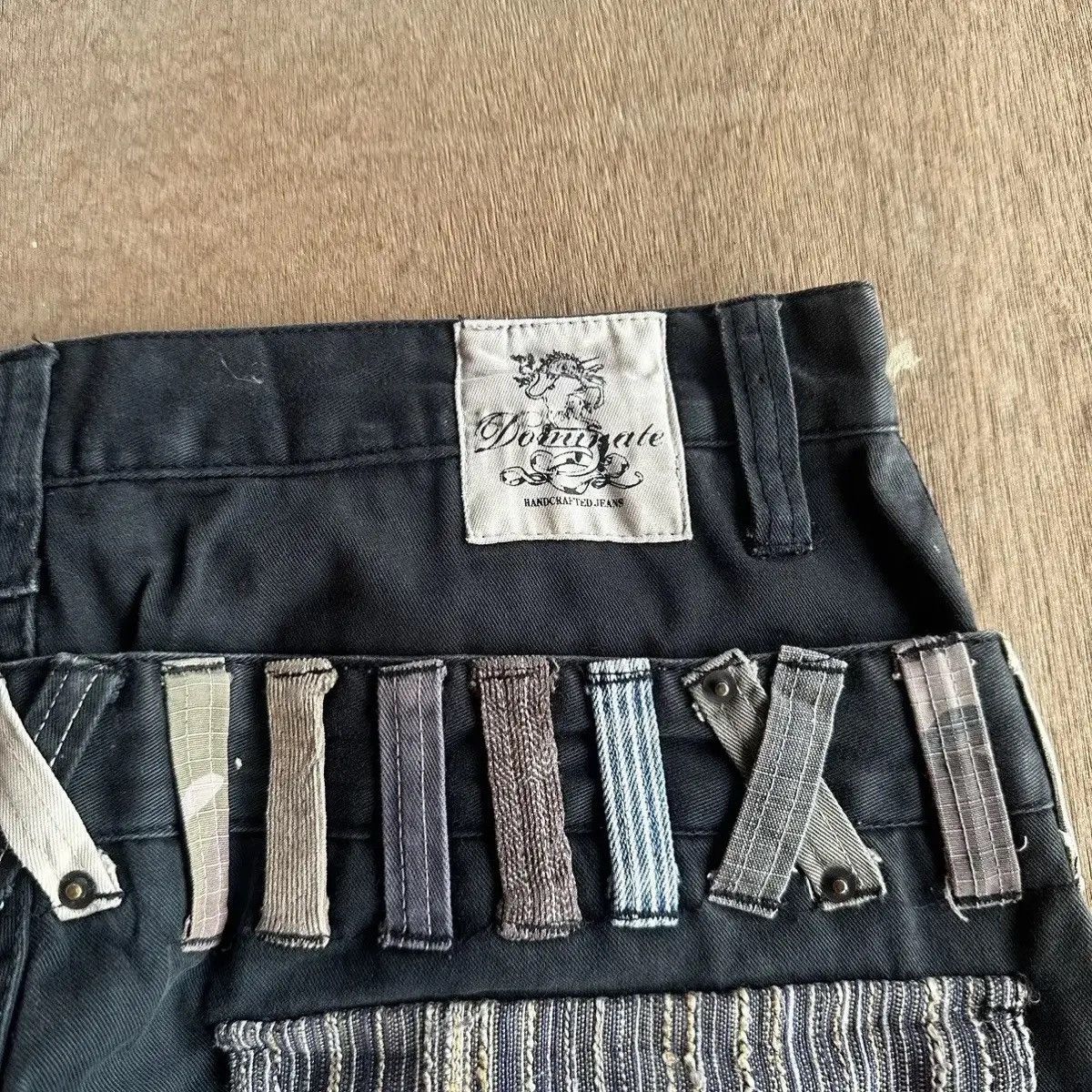 Seditionaries SICKS!! DOMINATE Jeans Double Waist Bondage Curve Leg Faded Size US 32 / EU 48 - 15 Thumbnail