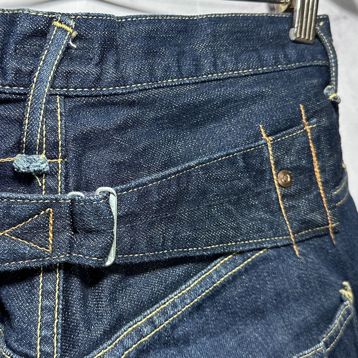 Kapital Buckleback Blue Denim Jeans Size US 30 / EU 46 - 9 Thumbnail