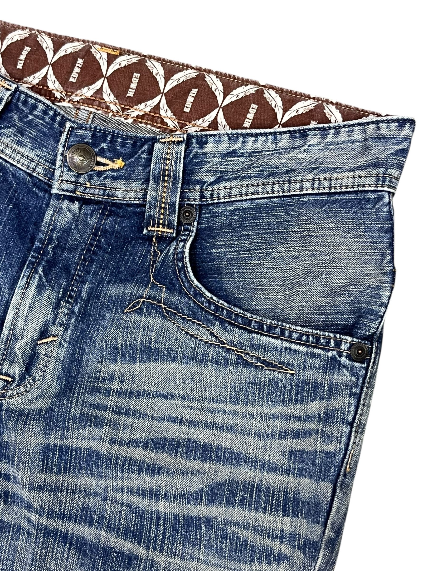 Edwin Vintage Edwin 431XVS Distressed Flare Jeans W32 Size US 32 / EU 48 - 7 Thumbnail