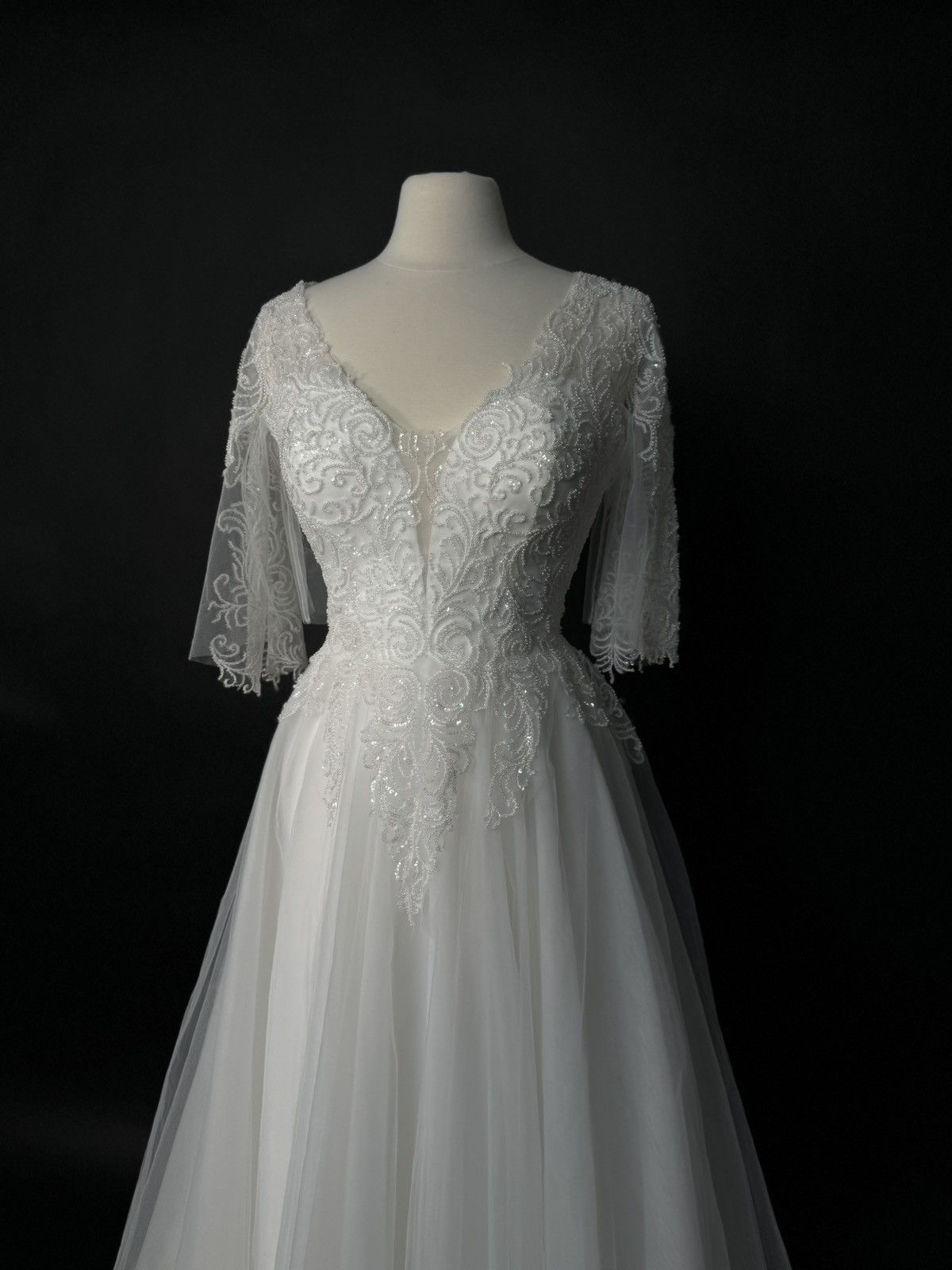 Other Brand New US 10 Anna Augusta Maxi Bridal Gown Size L / US 10 / IT 46 - 3 Thumbnail