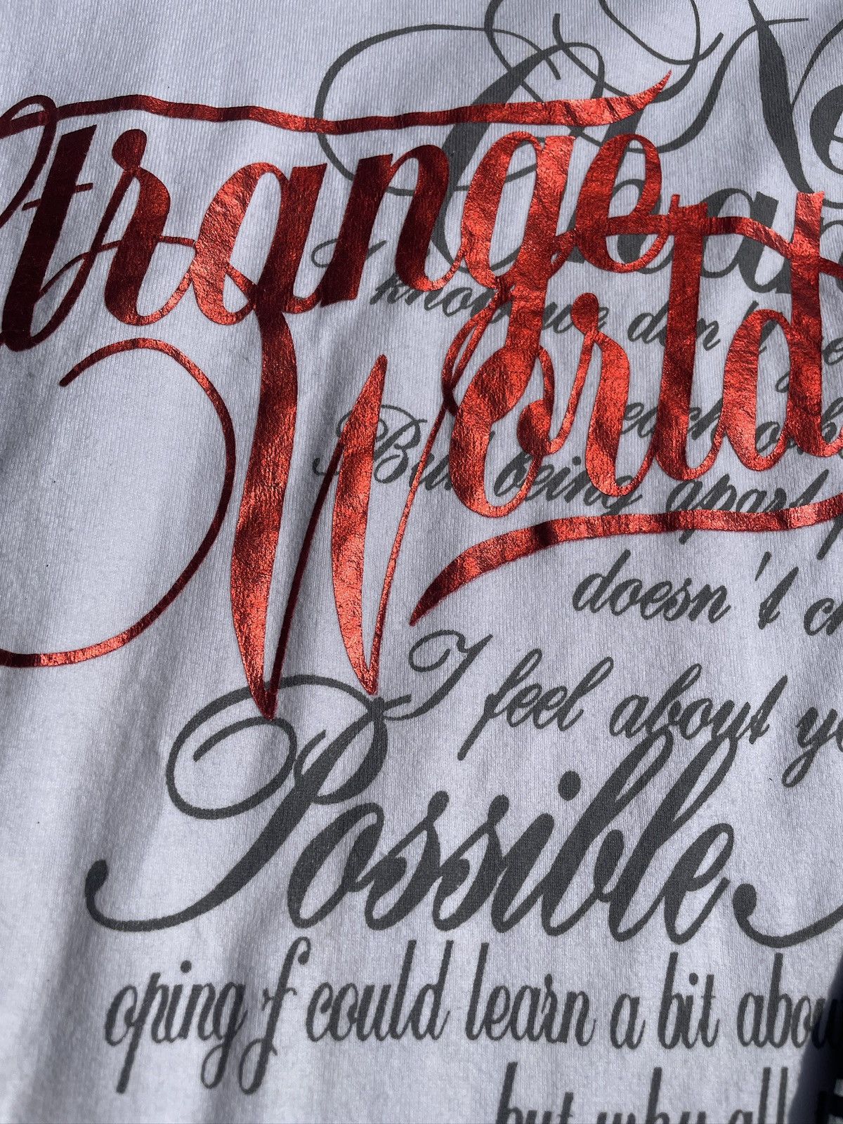 If Six Was Nine 2000s Japanese archive Vkei Poem Long Sleeve Tee Y2K Size US S / EU 44-46 / 1 - 7 Thumbnail