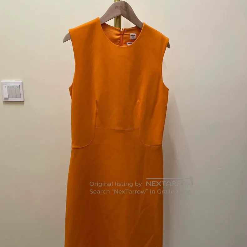Hermes Hermes Orange Vest Dress Size XXS / US 00 / IT 34 - 1 Thumbnail