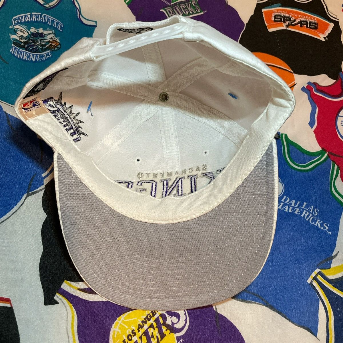 NBA × Starter × Vintage Vintage Starter 90s NBA Sacramento Kings m Chris Webber Hat Size ONE SIZE - 4 Thumbnail