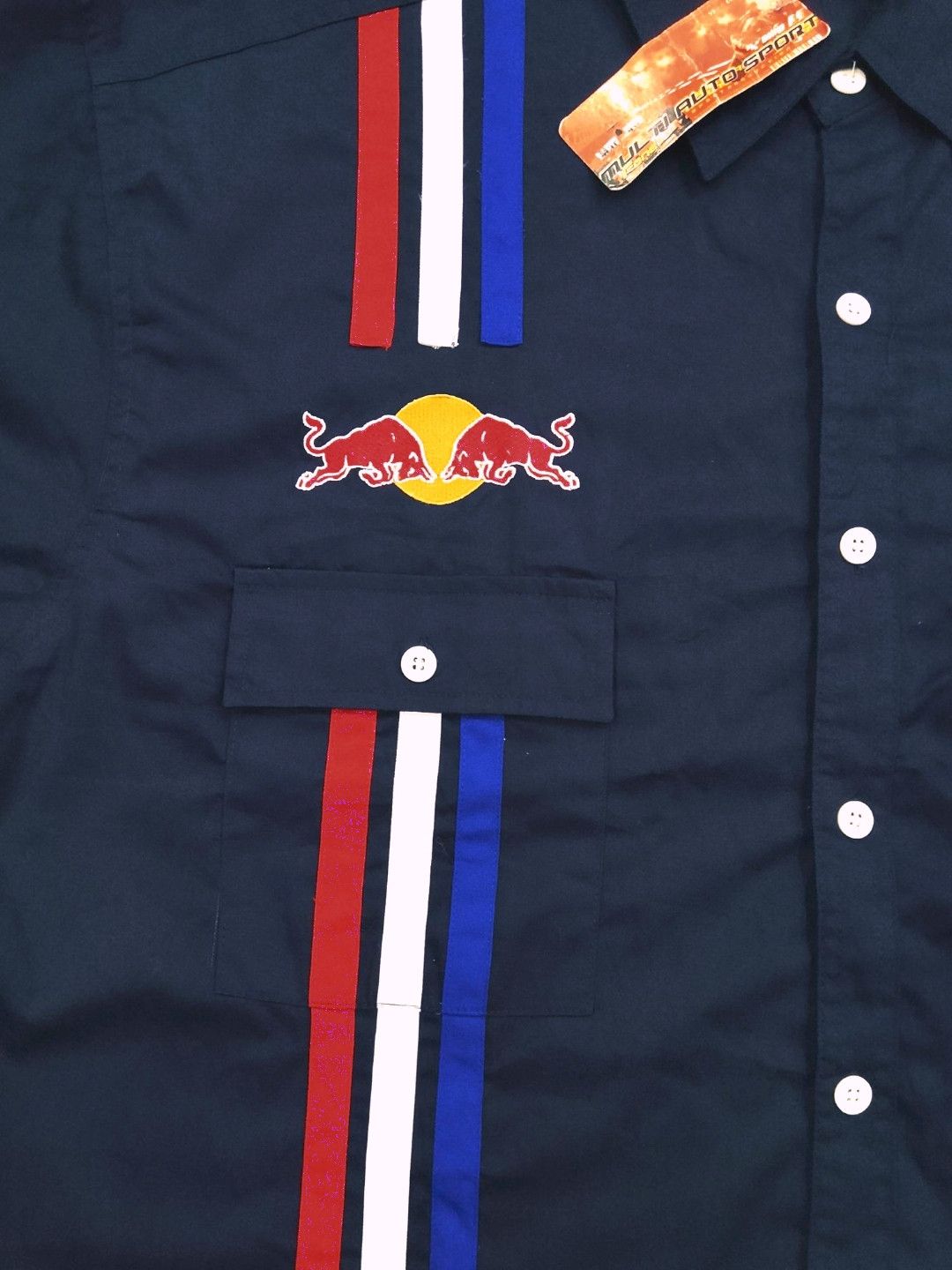 Red Bull 4XL REDBULL RACING F1 SHIRT EMBROIDERED LOGO (new with tag) Size US XXL / EU 58 / 5 - 5 Thumbnail