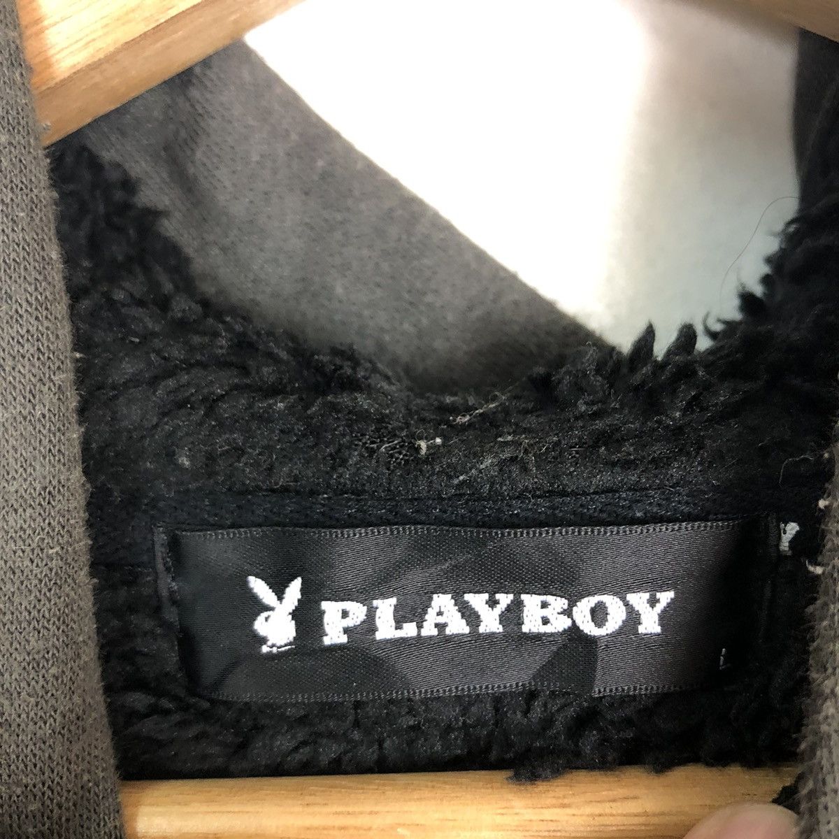 Japanese Brand VINTAGE HOODIE PLAYBOY BIG LOGO SPELL OUT JACKET Size US L / EU 52-54 / 3 - 10 Thumbnail