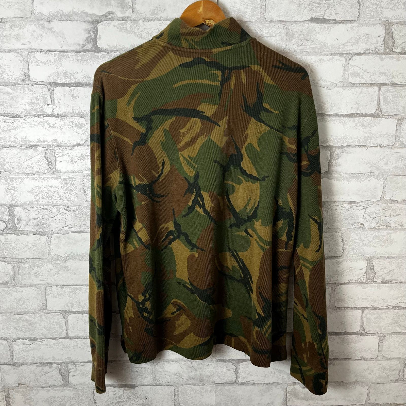 Polo Ralph Lauren Polo Ralph Lauren Camo Quarter-Zip Jacket Size US M / EU 48-50 / 2 - 2 Thumbnail