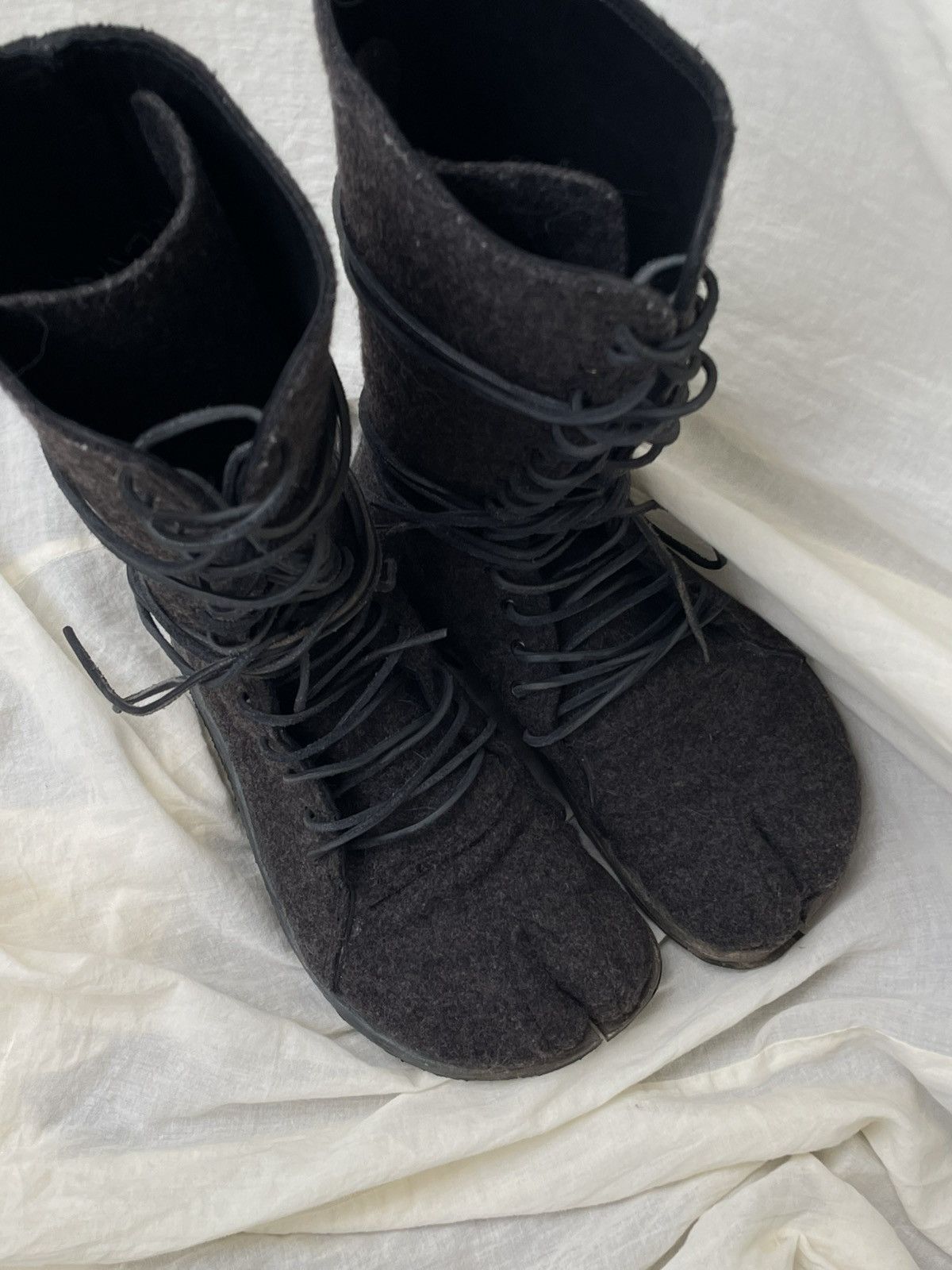 Handmade Handmade High Tabi Boots – Wool & Leather Size US 10.5 / IT 40.5 - 4 Thumbnail