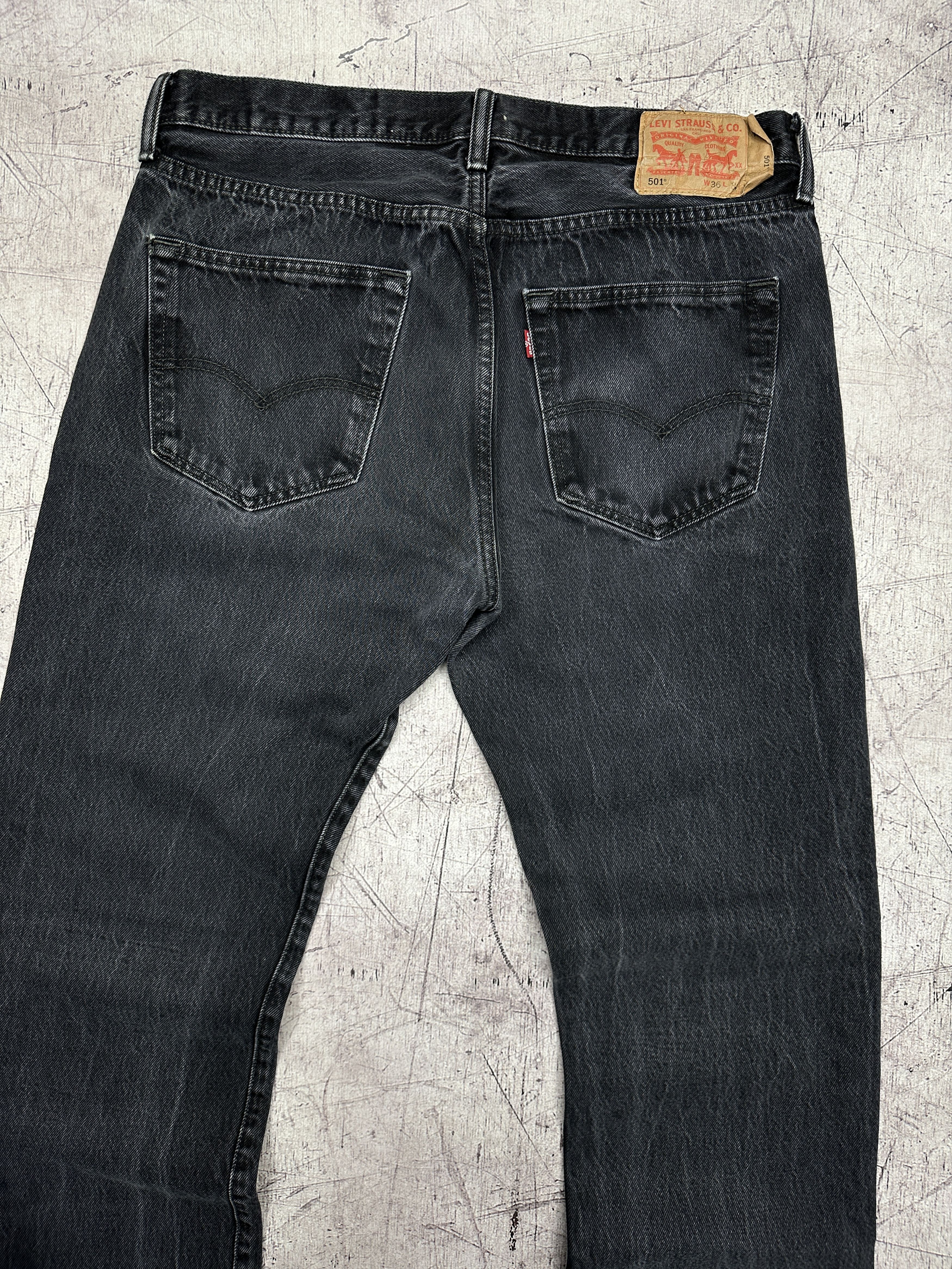 Levi's Levi's 501 Mens Denim Pants Jeans Size 36 x 34 Size US 36 / EU 52 - 2 Thumbnail