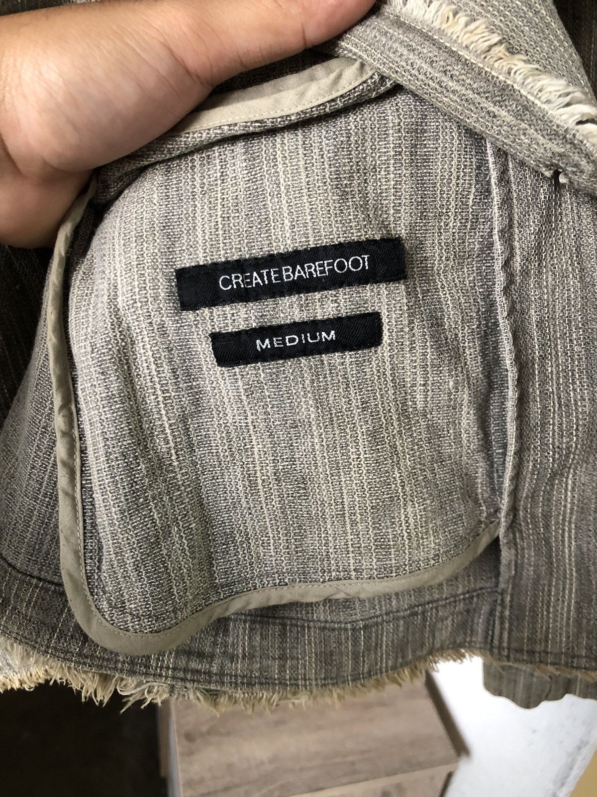 If Six Was Nine Like Kapital❗️Create Barefoot Distressed Woven Indigo Jacket Size US M / EU 48-50 / 2 - 11 Thumbnail