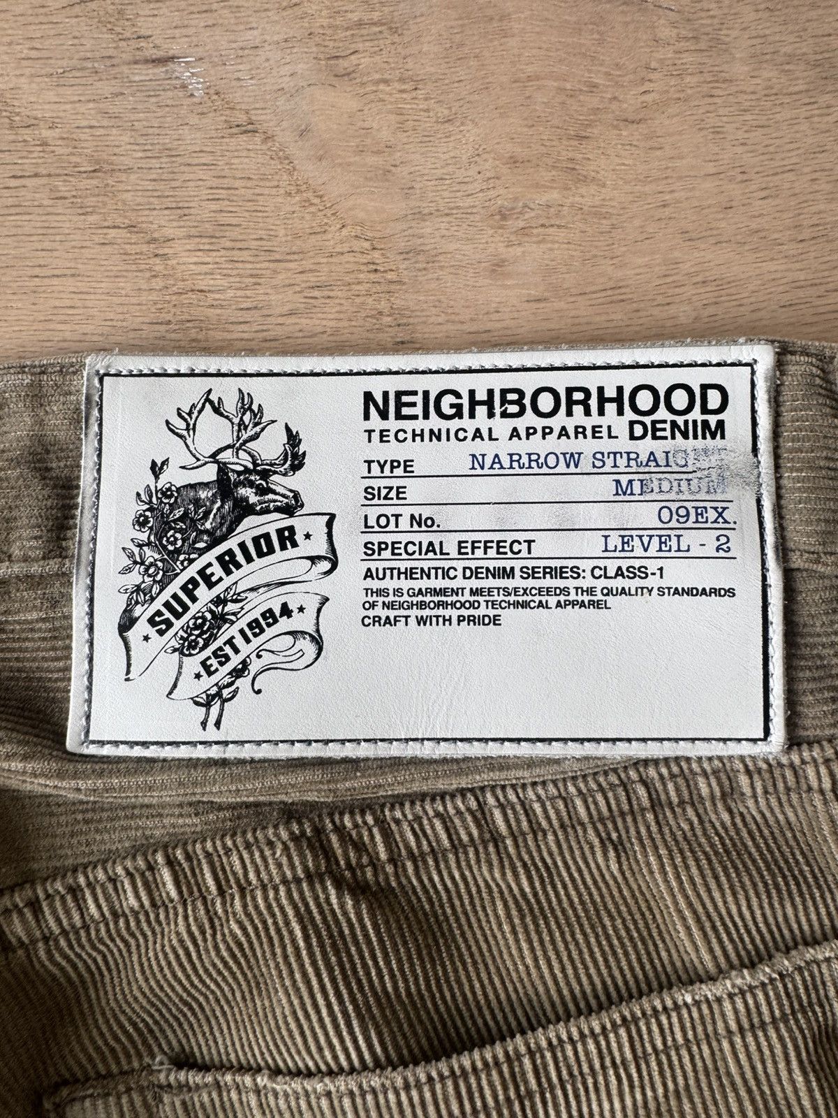 Neighborhood Neighborhood Corduroy Pants Size US 30 / EU 46 - 7 Thumbnail