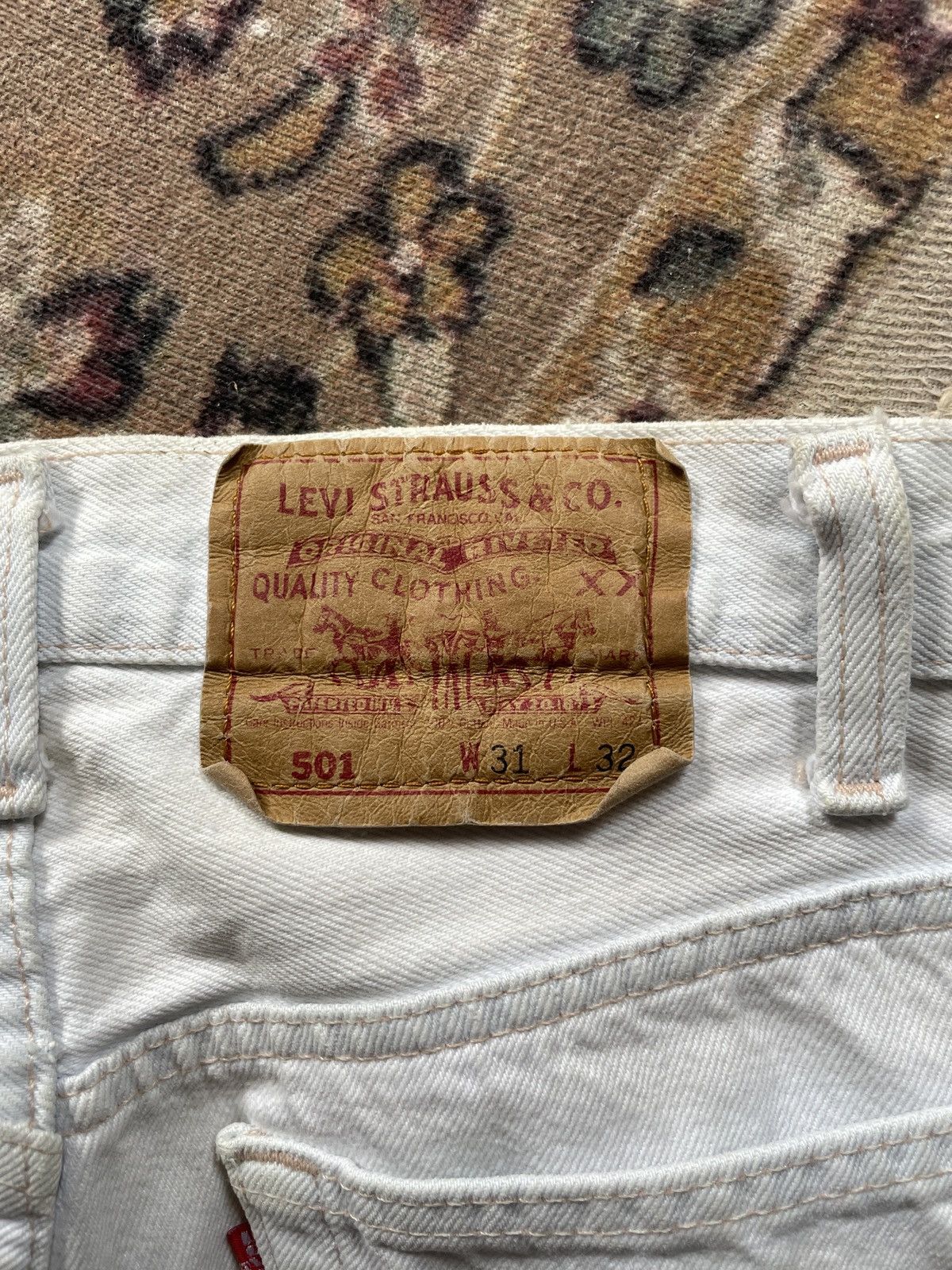 Levi's × Levi's Vintage Clothing × Vintage Vintage Levis 501 100% Cotton Button 520 Size US 30 / EU 46 - 17 Thumbnail
