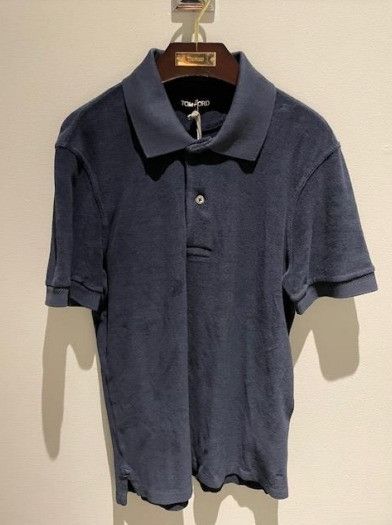 Tom Ford o1w1db10824 Polo Shirt in Navy Blue Size US M / EU 48-50 / 2 - 1 Preview
