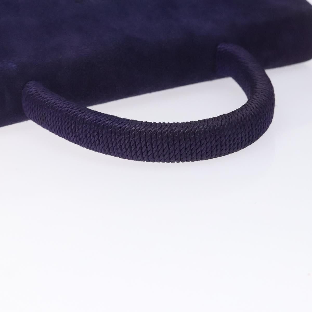 Prada PRADA Hand Bag Suede Purple Gold Size ONE SIZE - 7 Thumbnail