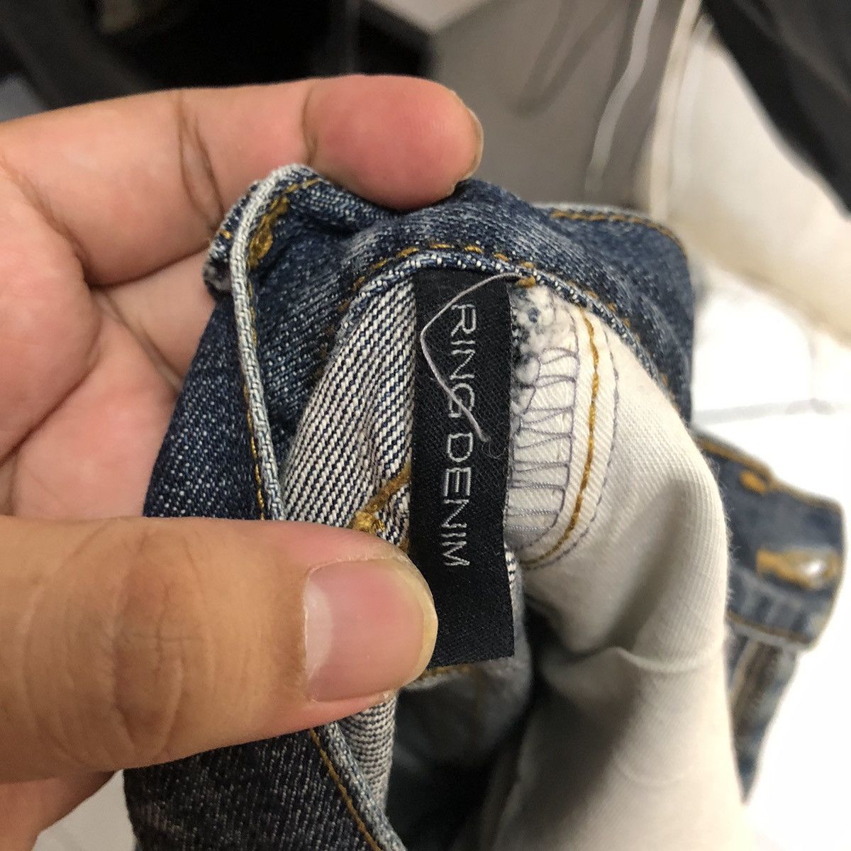 Japanese Brand Uniqlo Blue faded Distressed Denim Pants #A1396 Size US 30 / EU 46 - 20 Thumbnail