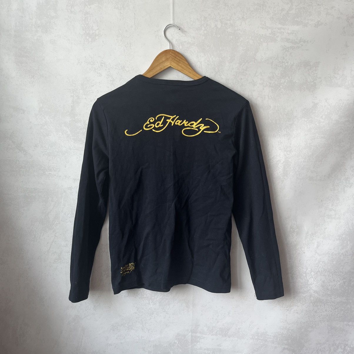 Ed Hardy × Japanese Brand VINTAGE ED HARDY LONG SLEEVE SHIRT Size M / US 6-8 / IT 42-44 - 5 Thumbnail