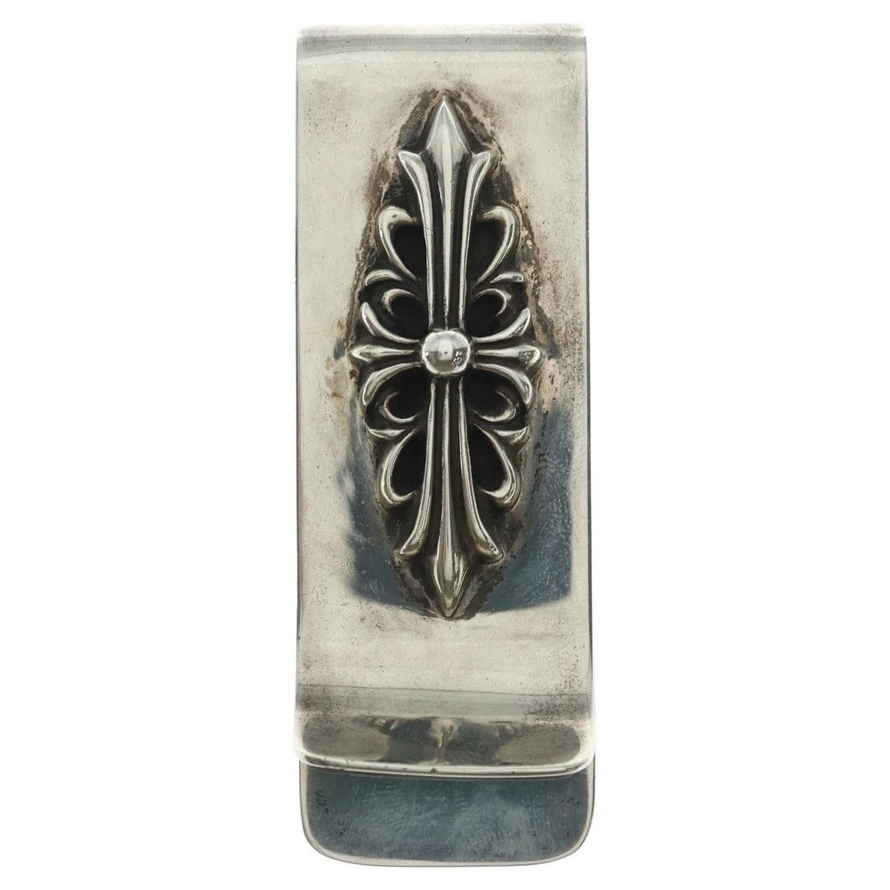 Chrome Hearts Chrome Hearts Floral Cross Money Clip Silver Size ONE SIZE - 1 Thumbnail