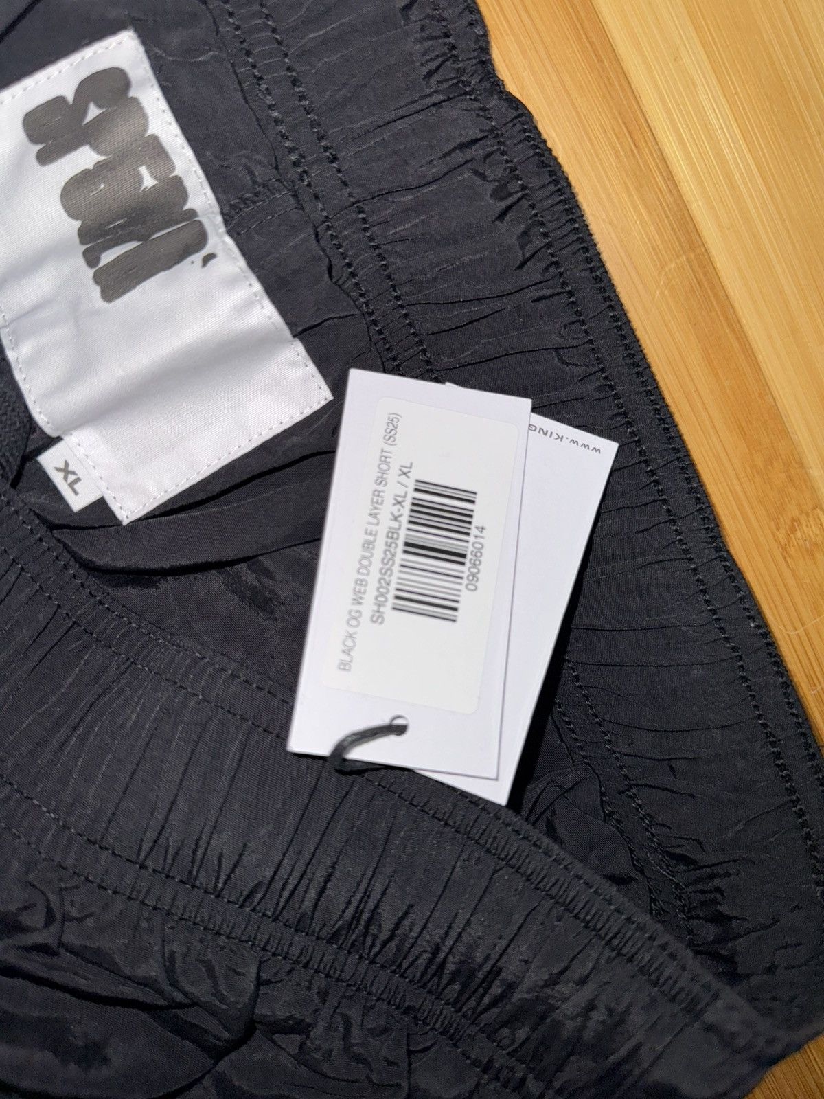Sp5der Sp5der OG Black Web Double Layer Short - XL Size US 38 / EU 54 - 8 Thumbnail