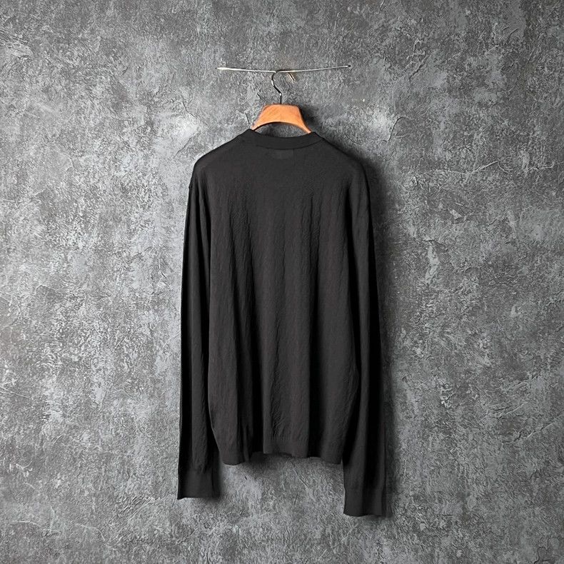 Versace Versace Black crew neck sweater Size US L / EU 52-54 / 3 - 2 Thumbnail