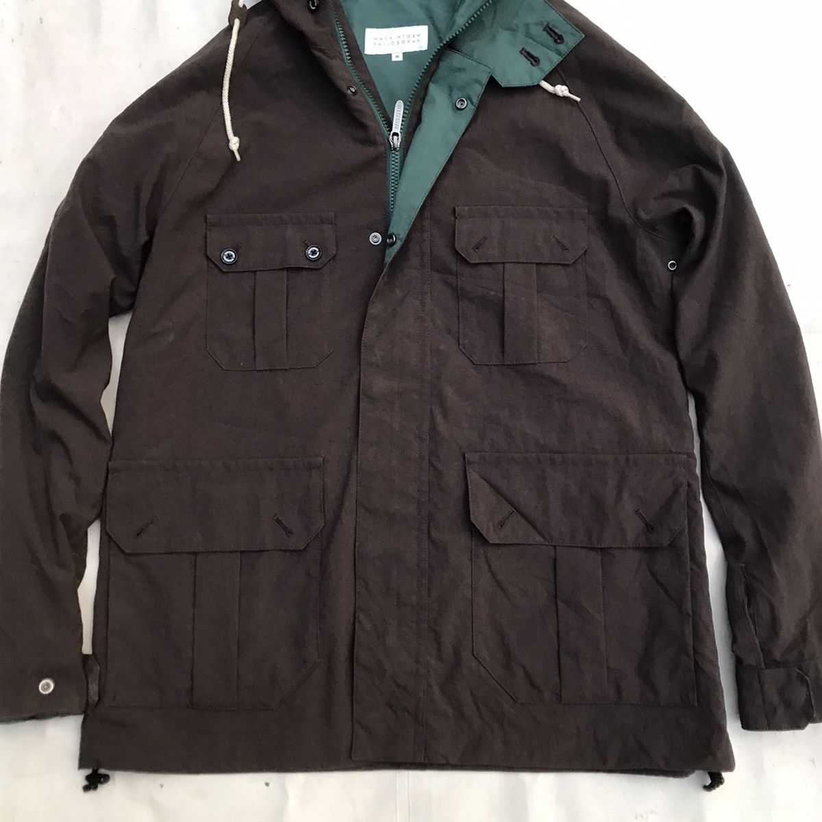 Japanese Brand × Mackintosh × Vintage Mackintosh Philosophy Hunting Outdoor Brown Jacket Mountain Size US L / EU 52-54 / 3 - 6 Thumbnail