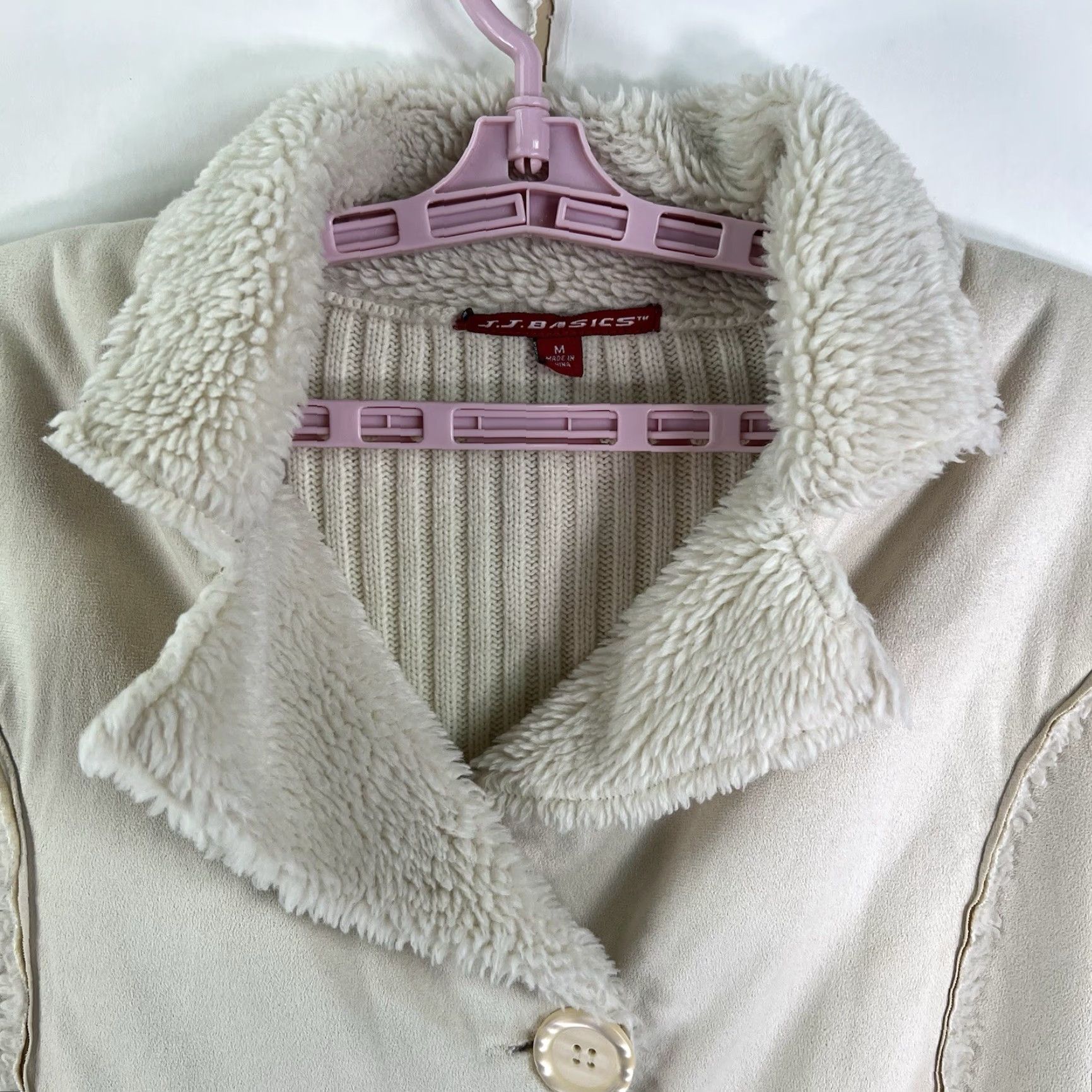 Asics JJ Basics Cardigan Sweater Jacket Womens Beige M Beig e Size M / US 6-8 / IT 42-44 - 3 Thumbnail