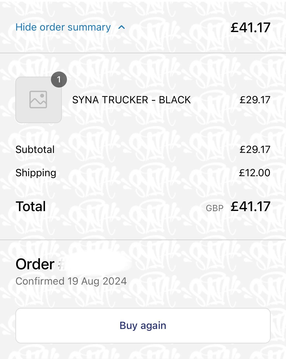 Syna World SYNA WORLD TRUCKER HAT - BLACK Size ONE SIZE - 10 Thumbnail
