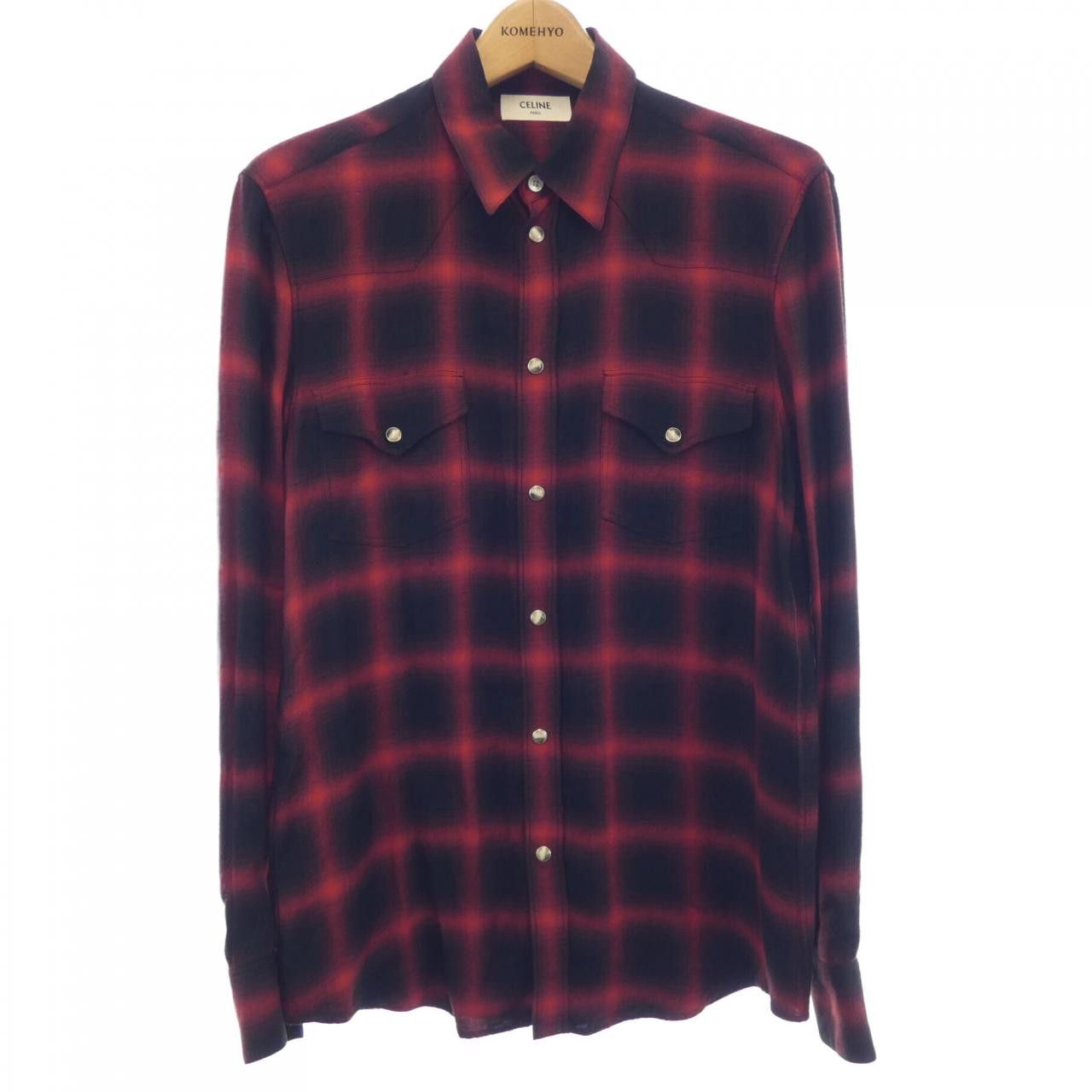 Celine Celine Celine Shirt Textile Dress Shirt 2C027054D DUTY FREE for USA Size ONE SIZE - 1 Thumbnail