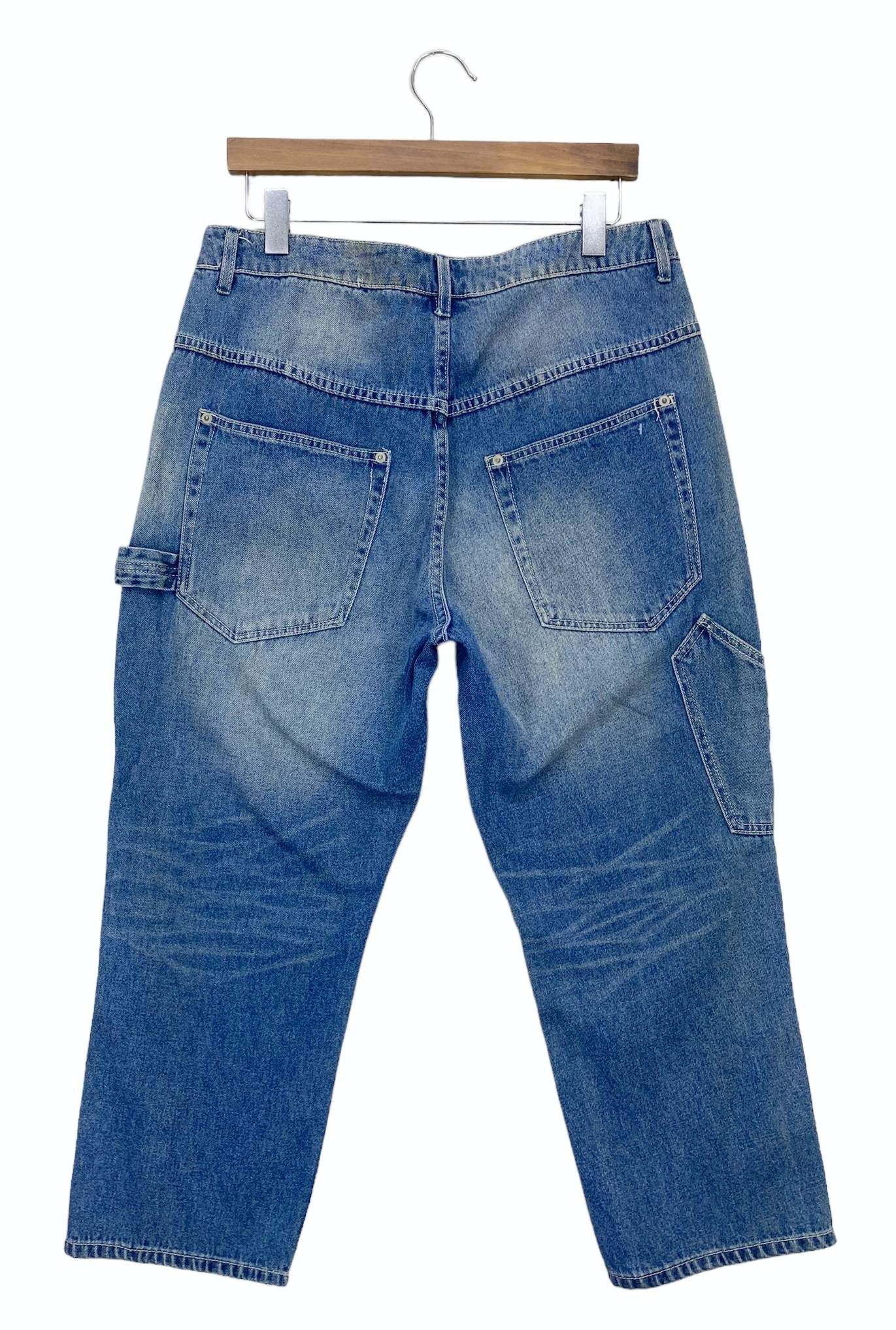Japanese Brand Carpenter Jeans Liberto Utility Hickory Dungarees Skateboard Size US 32 / EU 48 - 1 Thumbnail