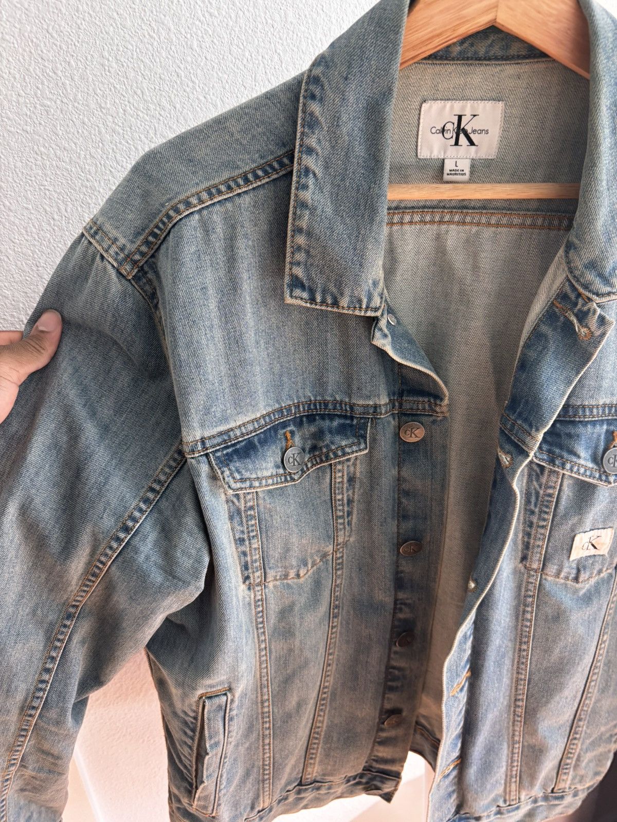 Calvin Klein Calvin Klein Denim Jacket Size US L / EU 52-54 / 3 - 5 Thumbnail