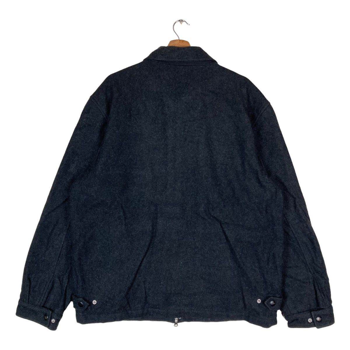 Old Navy Vintage Old Navy Plain Full Zipper Wool Jacket Size US XL / EU 56 / 4 - 5 Thumbnail