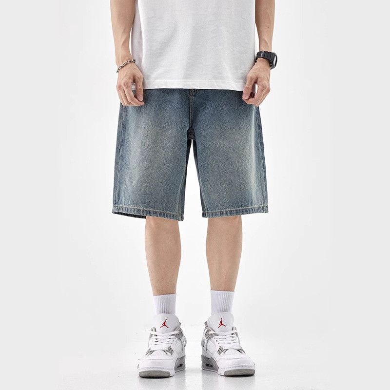 Japanese Brand Japanese style retro casual versatile denim shorts Size US 32 / EU 48 - 1 Thumbnail