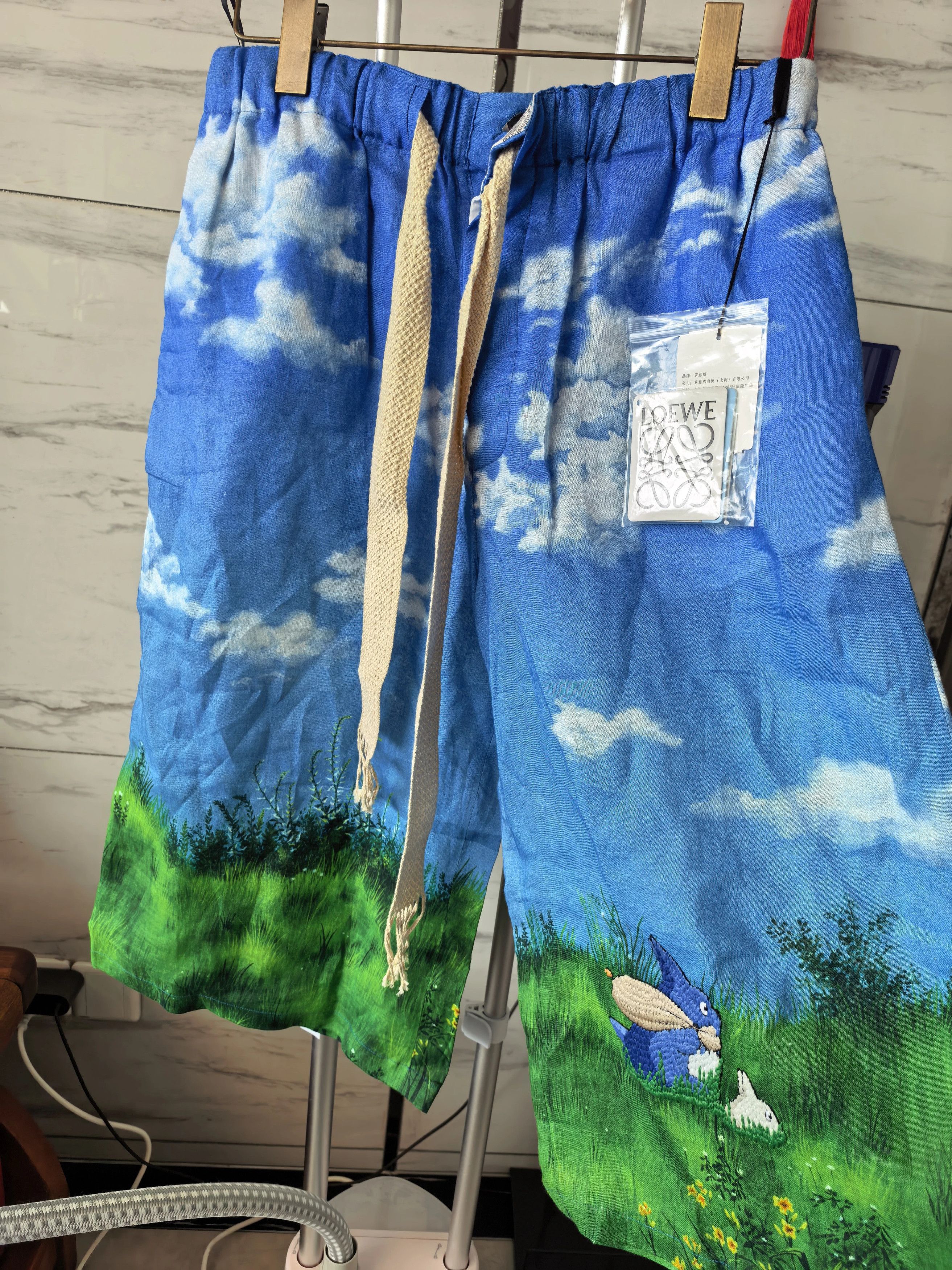 Loewe LOEWE x Totoro Linen 7-Shorts XS Size US 28 / EU 44 - 7 Thumbnail