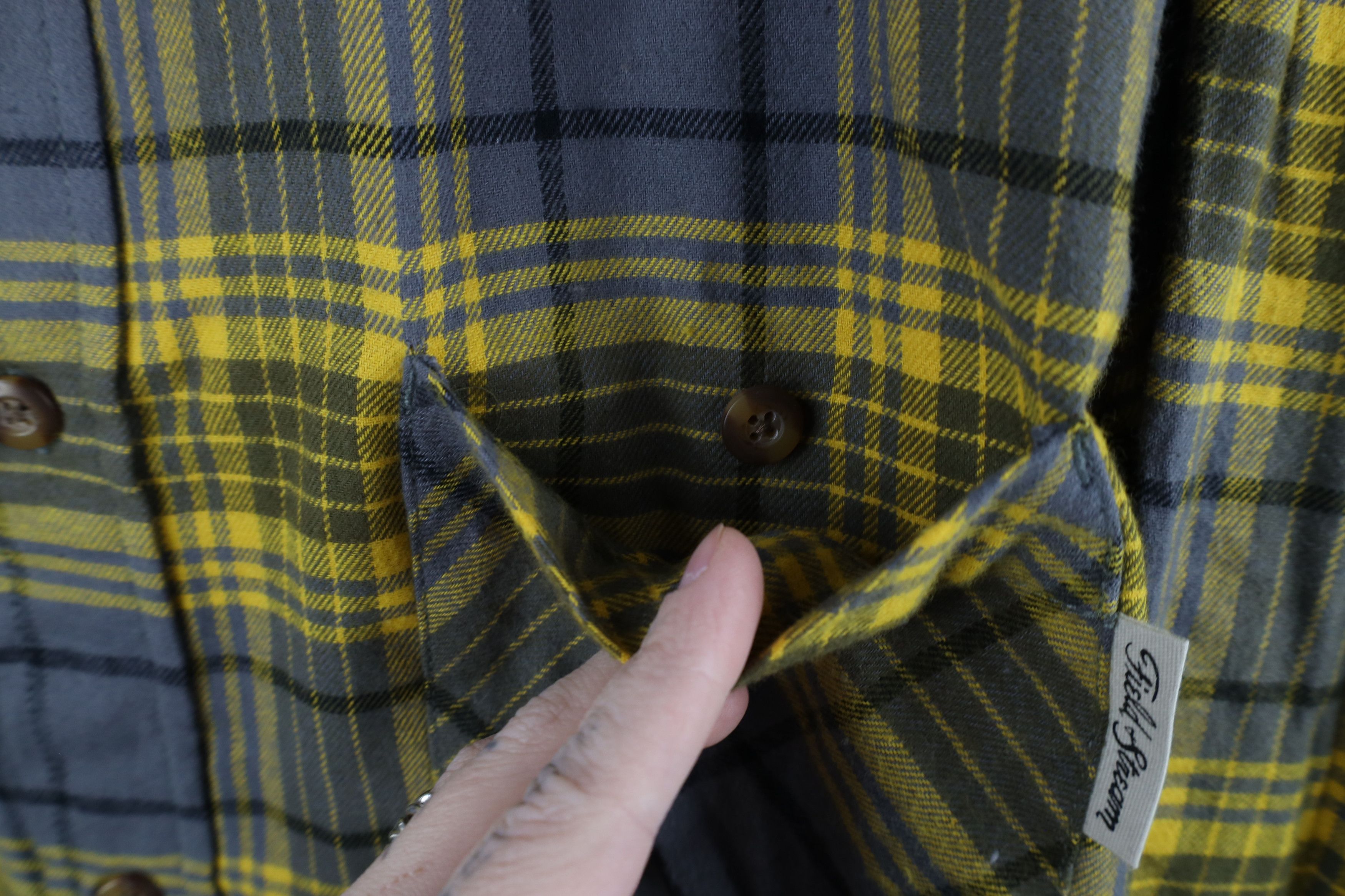 Vintage Deadstock Vintage Y2K Streetwear Button Down Shirt Plaid Size US XXL / EU 58 / 5 - 9 Thumbnail
