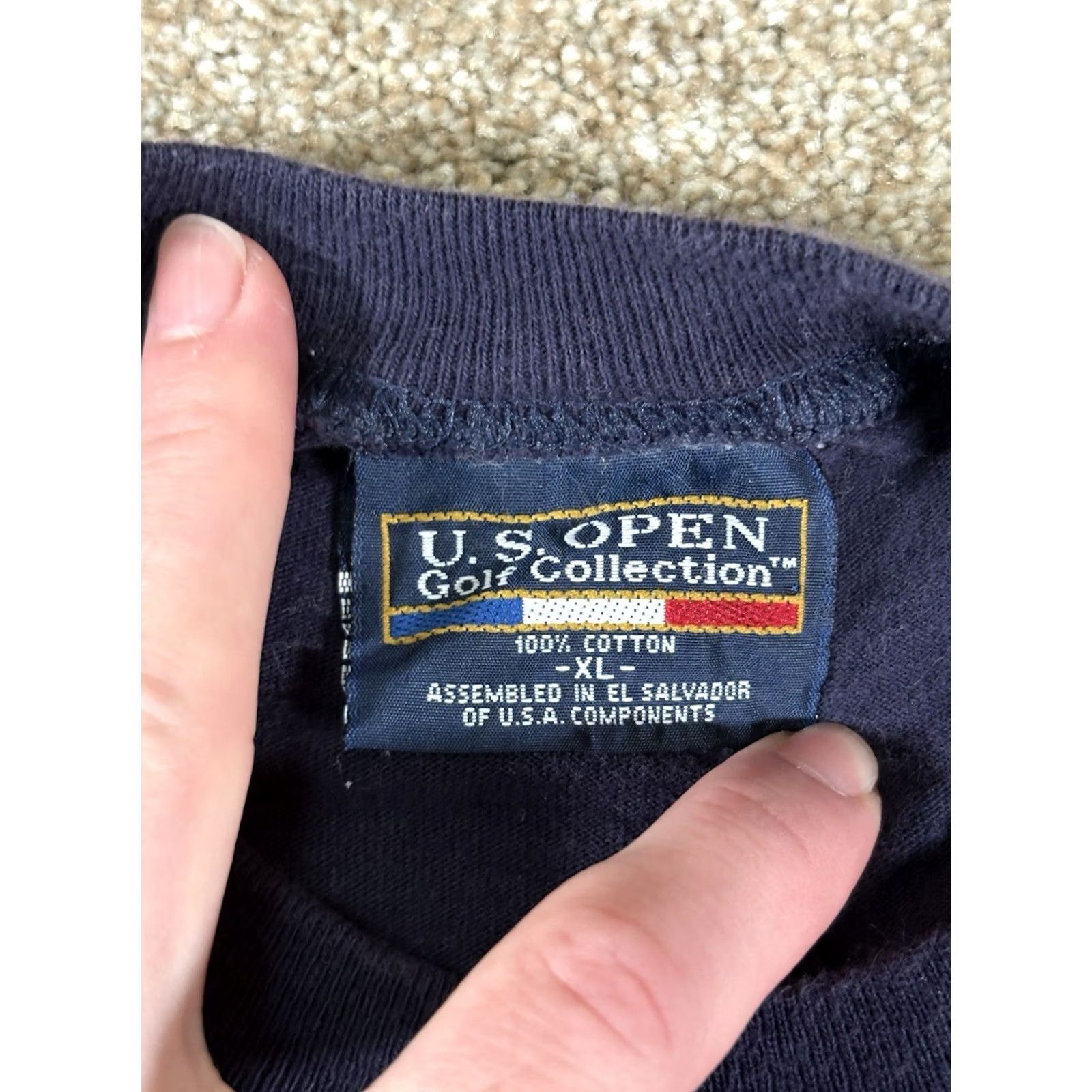 Vintage VINTAGE 1995 US Open Golf Collection Shinecock Hills Club Graphic T Shirt XL Navy Blue Men’s Shirt 90s Retro Golf Size US XL / EU 56 / 4 - 3 Thumbnail