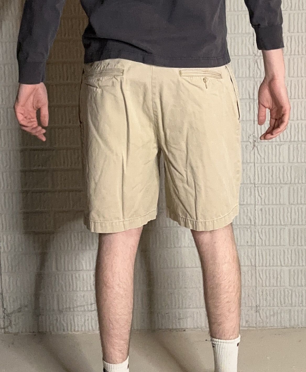 Polo Ralph Lauren Vintage Polo Ralph Lauren Pleated Tyler Shorts Size US 35 - 2 Thumbnail