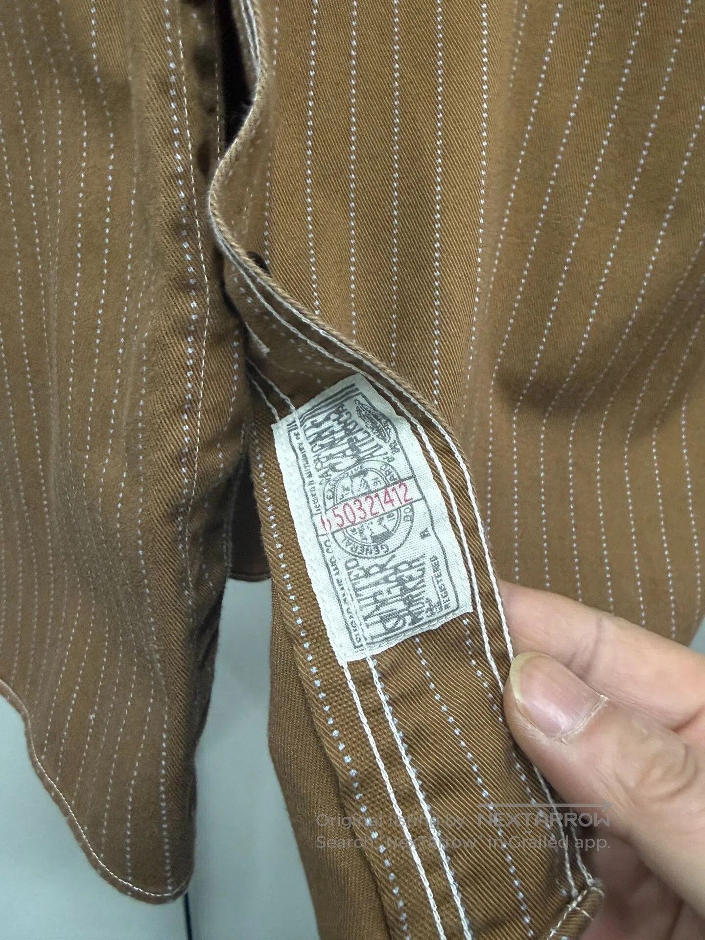 Sugar Cane Sugar Cane 8.5oz WABASH Work Shirt. Size US S / EU 44-46 / 1 - 5 Thumbnail