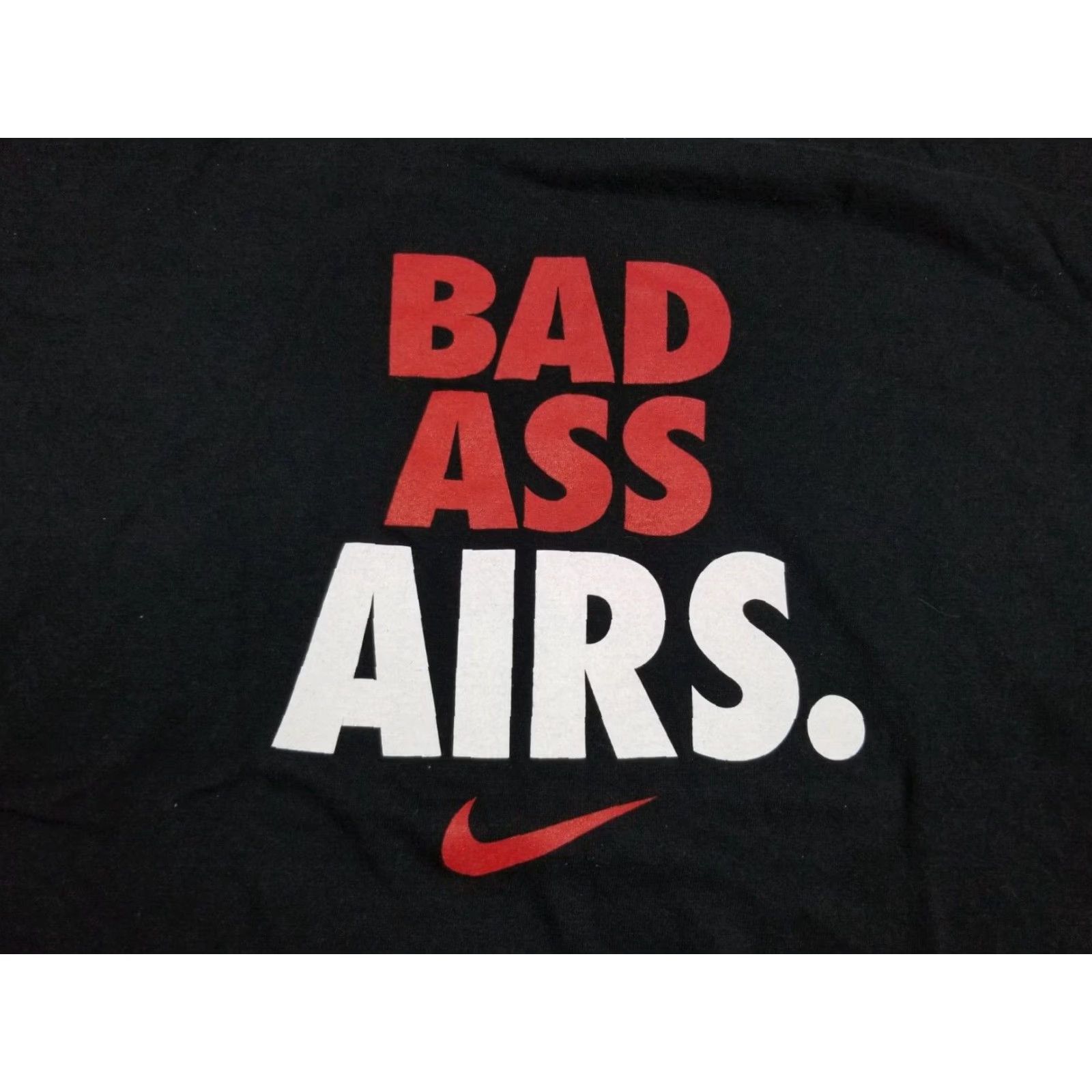 Nike VINTAGE Nike Bad Ass Airs Black Old School T-Shirt 2XL Mens XS? Size US XXL / EU 58 / 5 - 2 Thumbnail