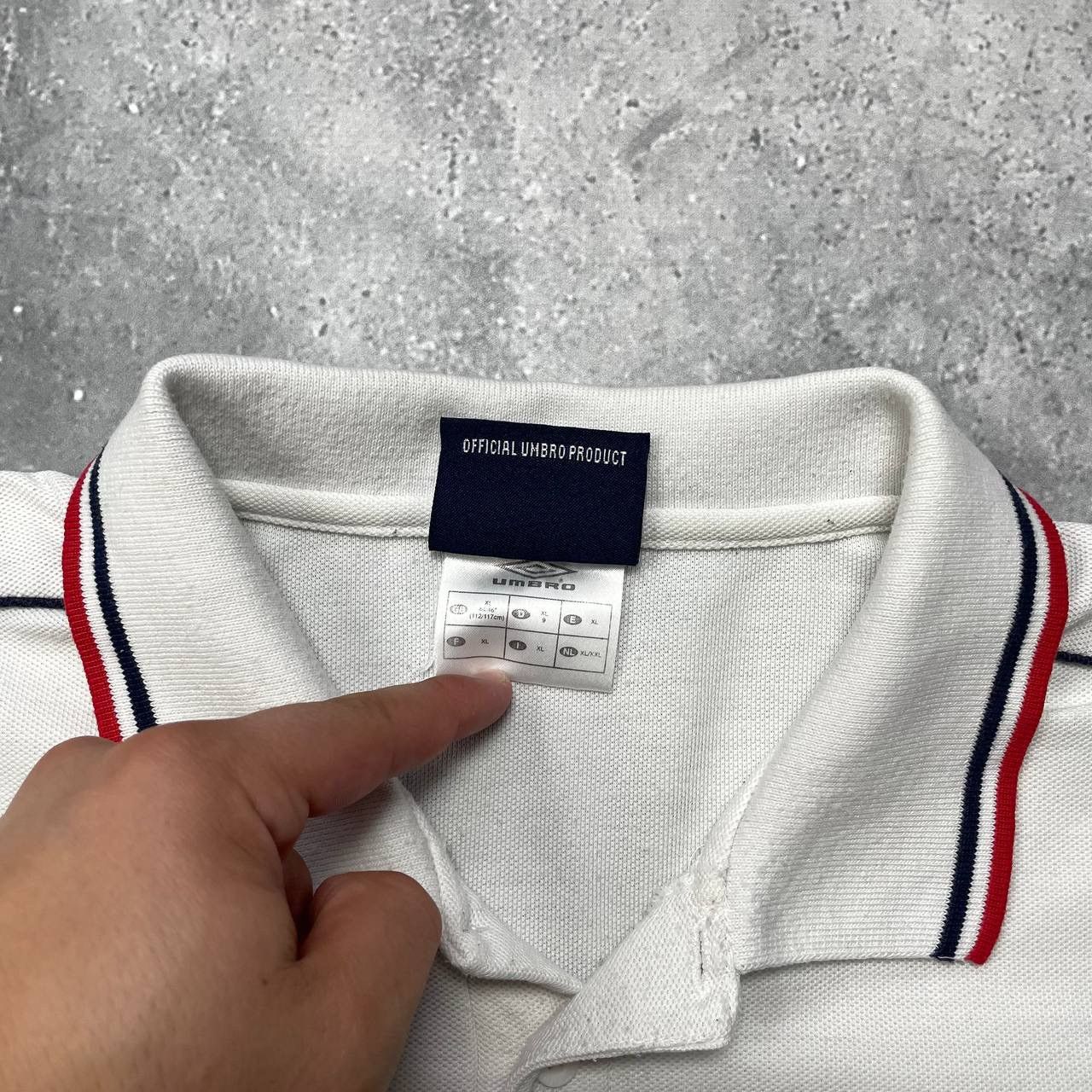 Band Tees Vintage 2000s Umbro Northern Soul UK Polo Shirt White XL Size US XL / EU 56 / 4 - 9 Thumbnail