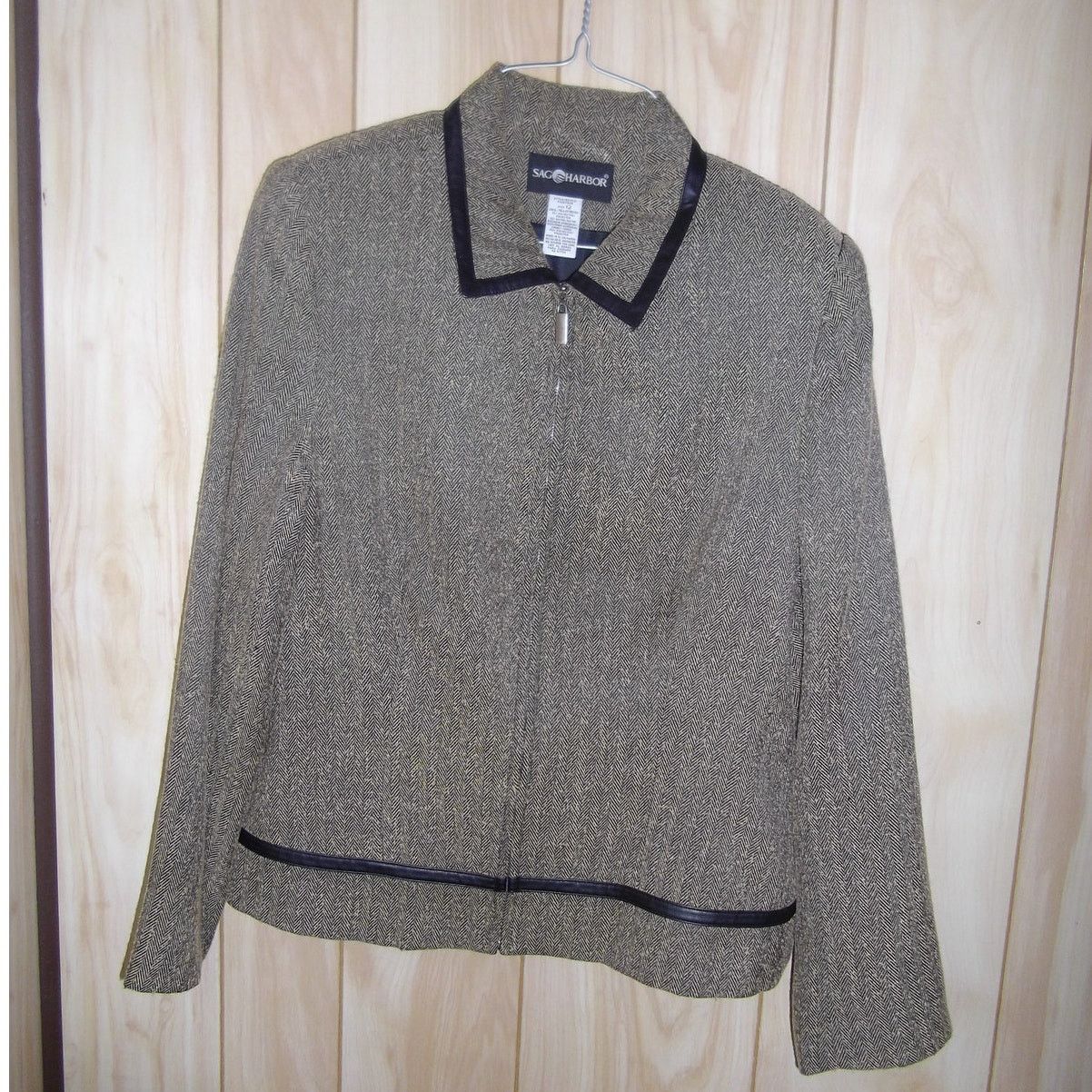 Other Sag Harbor Vintage Tweed Collared Long Sleeve Jacket 12 Size XL / US 12-14 / IT 48-50 - 1 Thumbnail