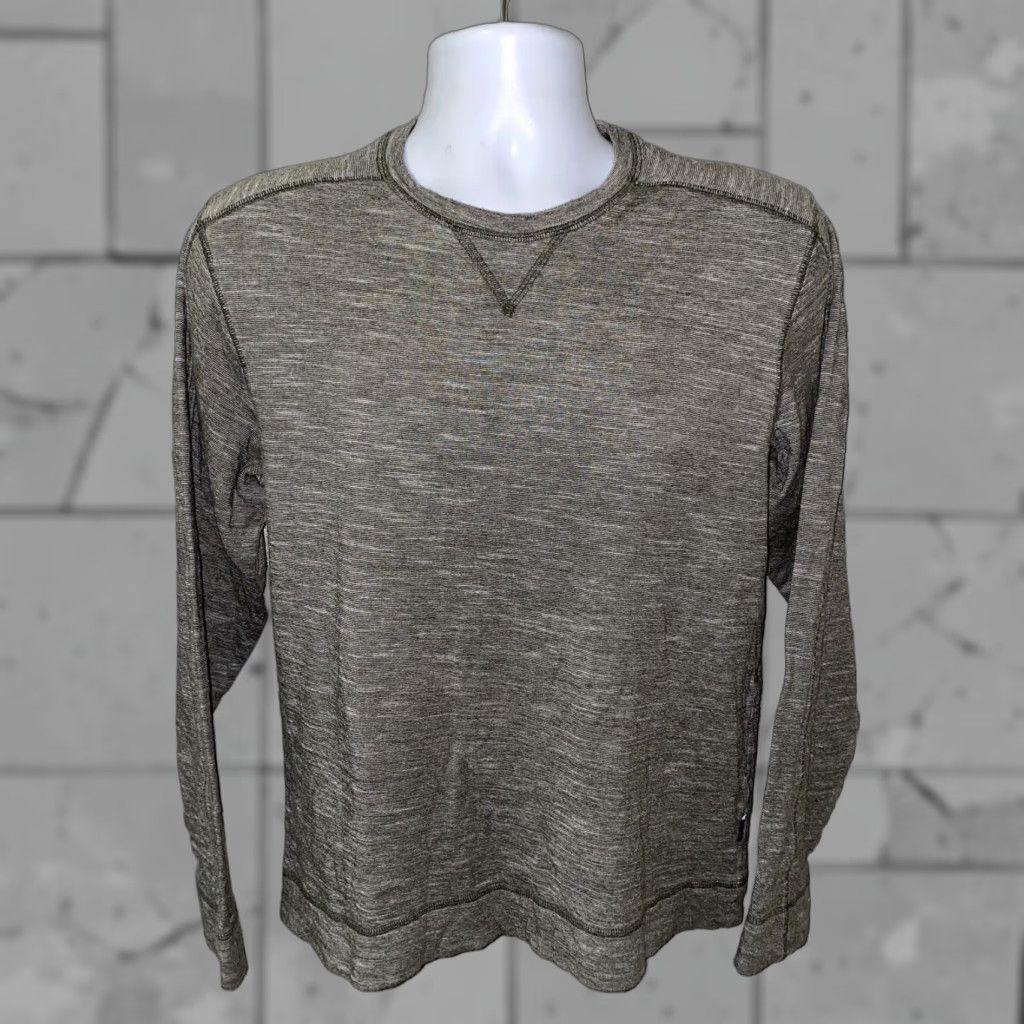 The North Face The North Face Mens Long Sleeve T-Shirt Size M Gray Cotton Modal Solid Casual Size US M / EU 48-50 / 2 - 1 Thumbnail