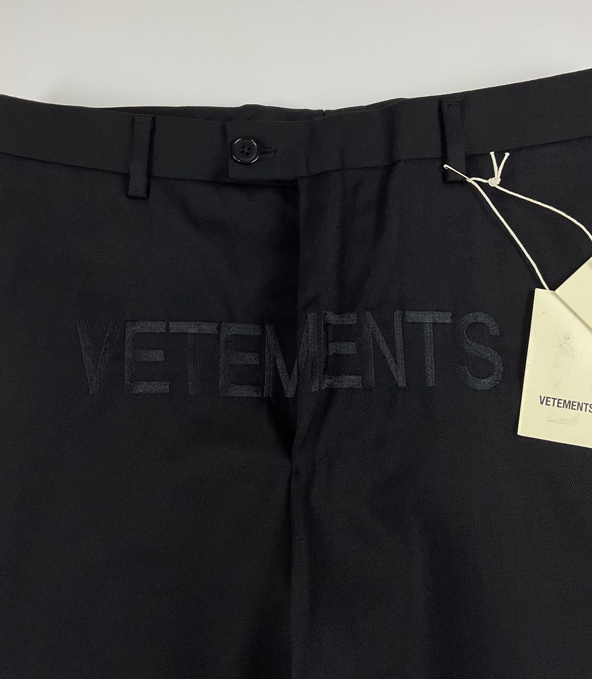 Vetements Vetements F/W'17 Crotch Logo Wool Trouser Size US 32 / EU 48 - 5 Thumbnail