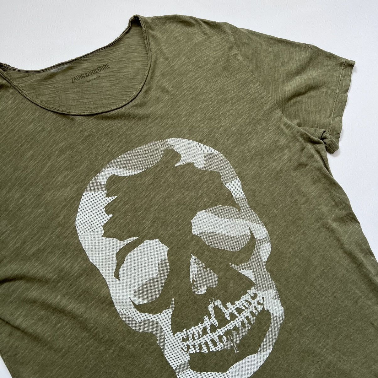Zadig & Voltaire Zadig & Voltaire skull print tee t-shirt Size US M / EU 48-50 / 2 - 2 Thumbnail