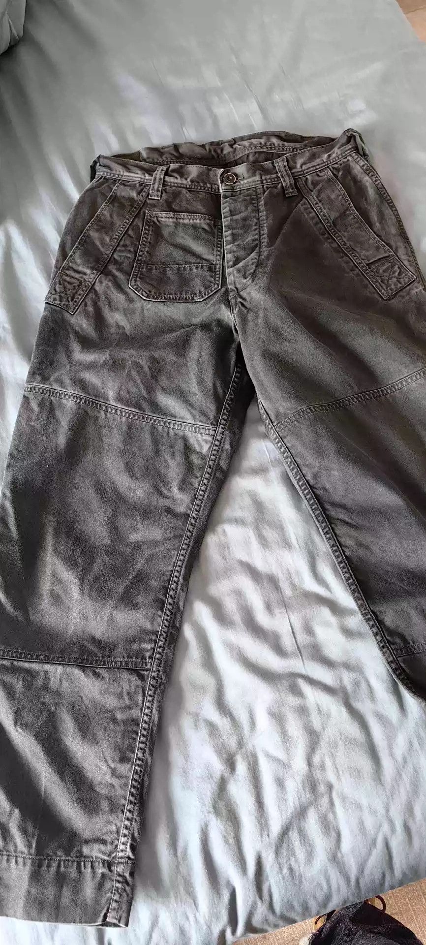 image of Freewheelers Overall in Grey, Men's (Size 32)