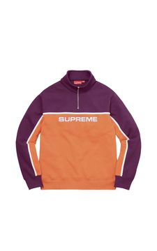 Supreme 2 Tone Half Zip Sweatshirt | Grailed