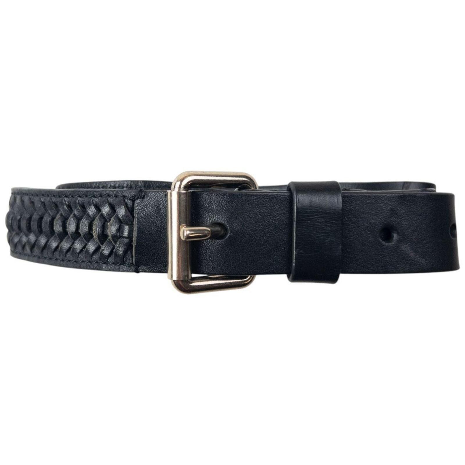 Burberry Vintage 2000s Burberry Braided Leather Belt Size W26 Size ONE SIZE - 1 Thumbnail