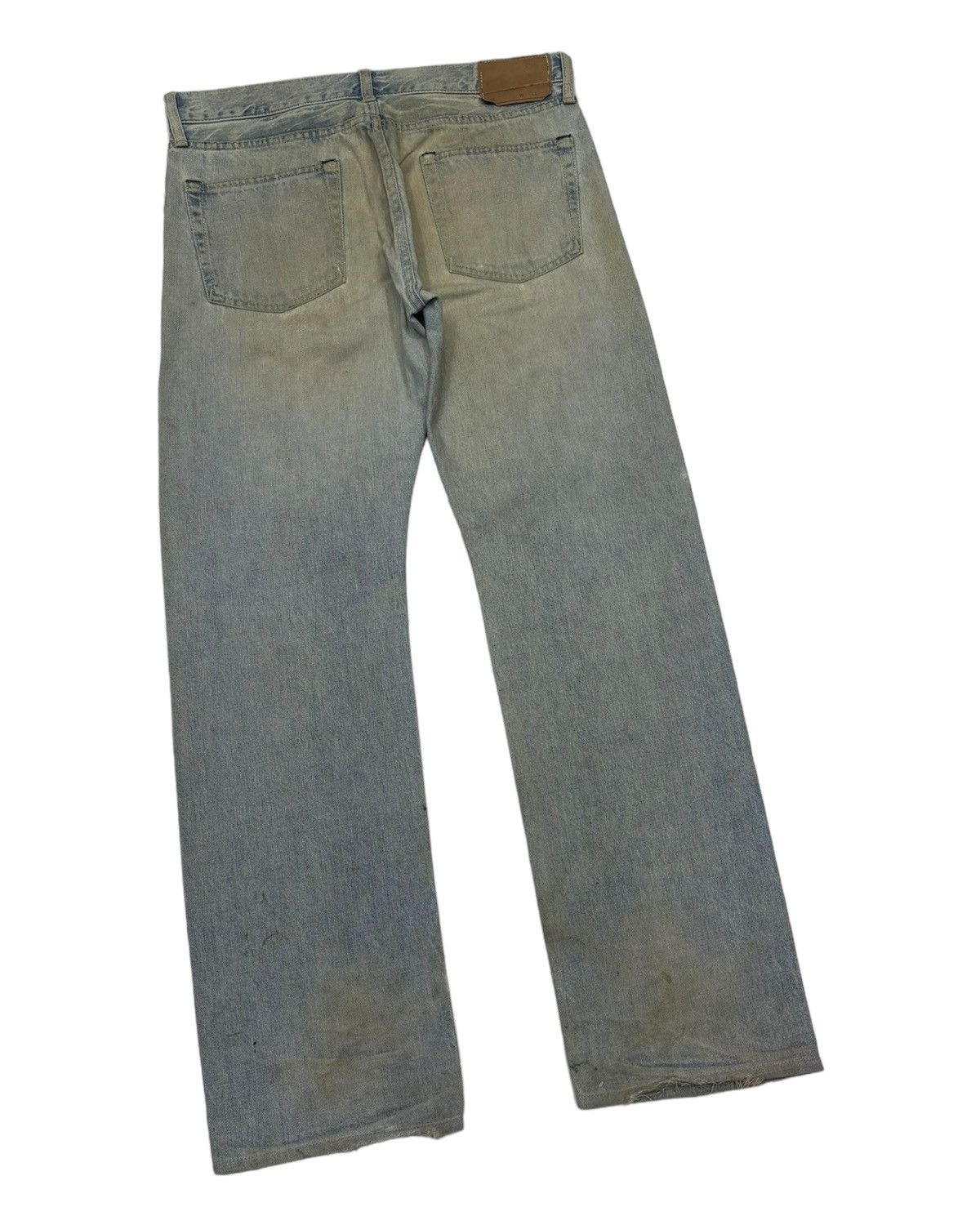 Hysteric Glamour 🔥VINTAGE SPELLBOUND BLUE WASH DISTRESSED DENIM JEANS Size US 33 - 4 Thumbnail