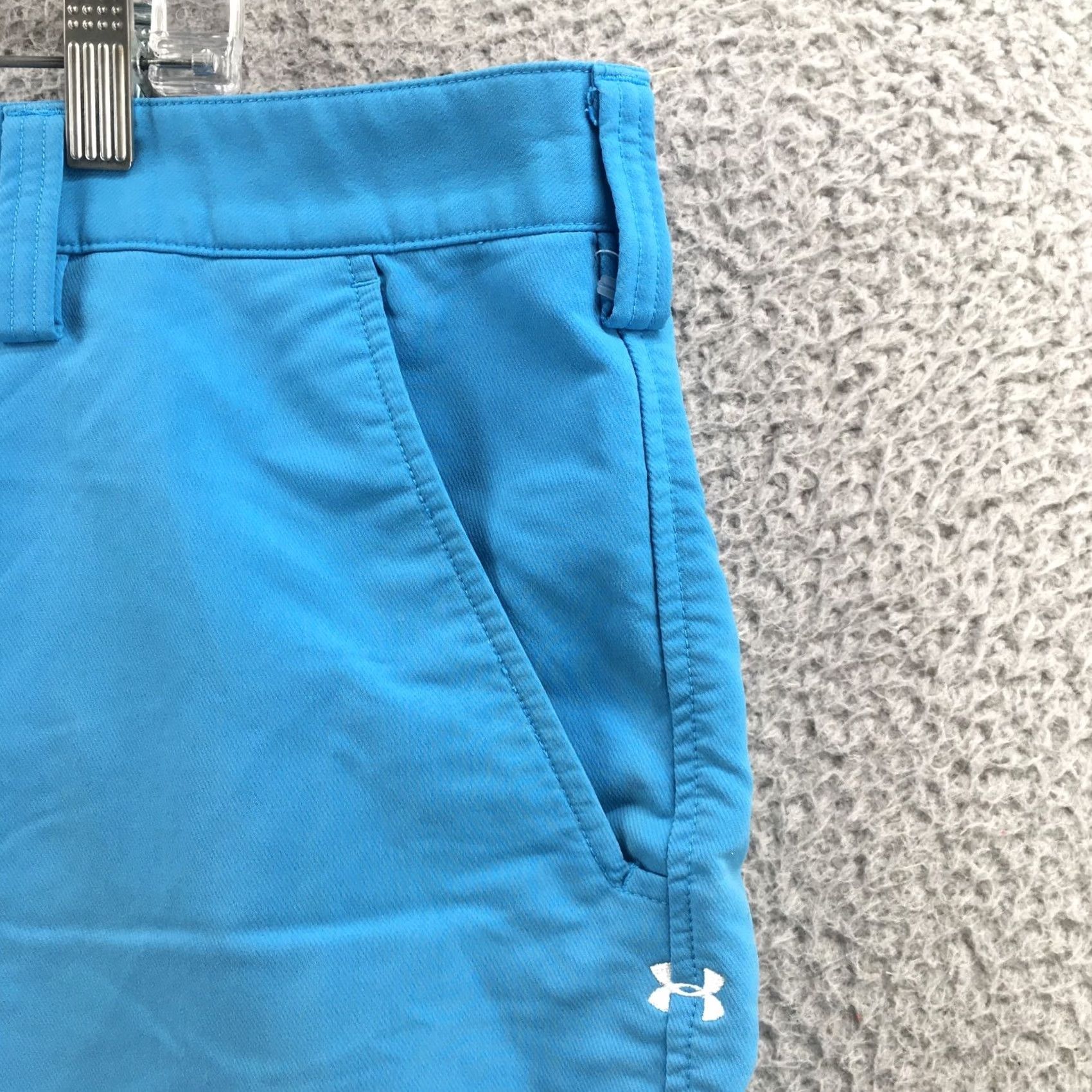 Under Armour Under Armour Bermuda Shorts Mens 42 Blue Mid Rise Casual Pockets Shorts Mens Bermuda (42) Blue Size US 42 / EU 58 - 4 Thumbnail