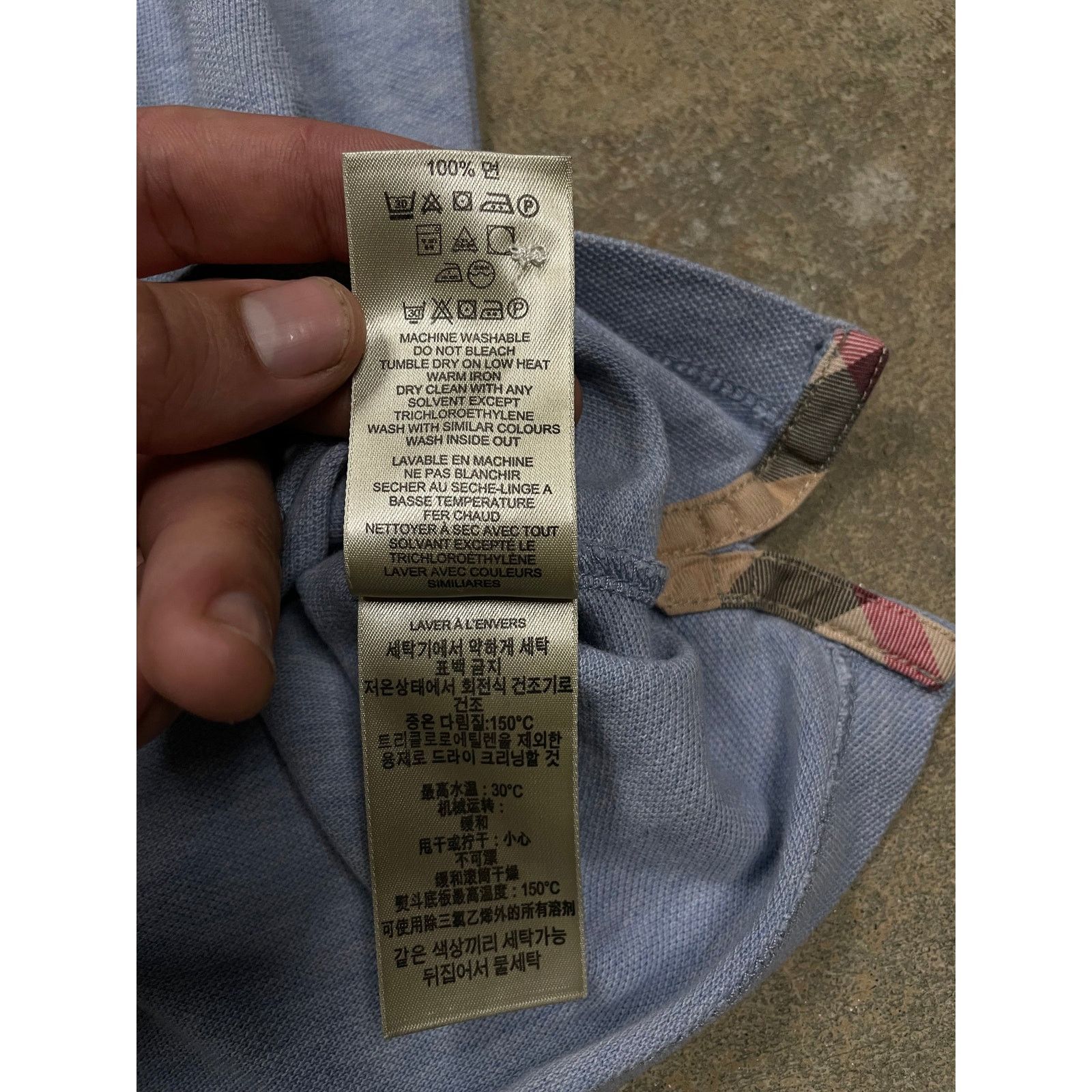 Burberry Burberry Monogram Polo Blue Small Used Size US S / EU 44-46 / 1 - 4 Thumbnail