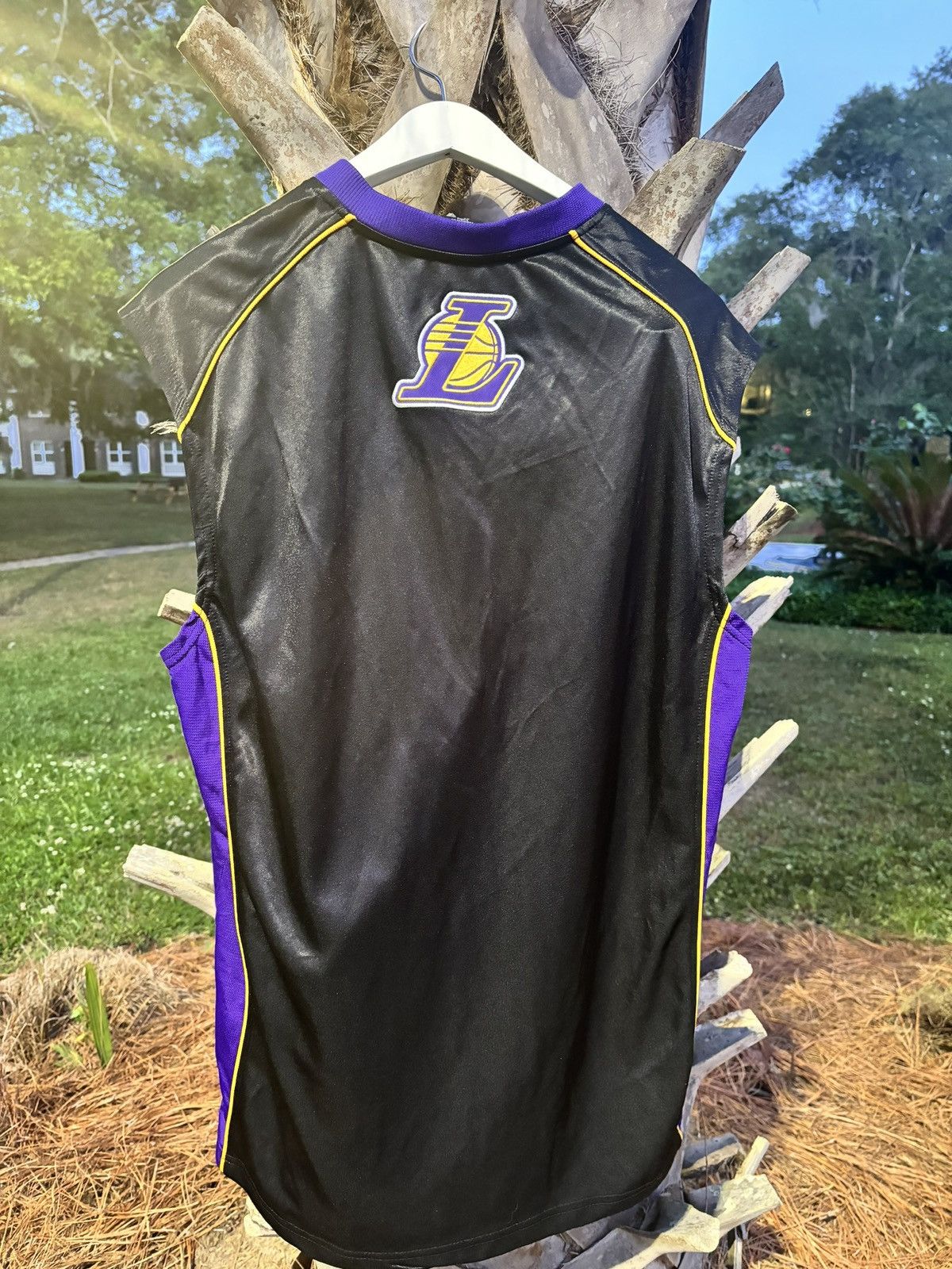 Nike Vintage 90s Nike Team Los Angeles Lakers Warm-Up NBA Jersey Size US M / EU 48-50 / 2 - 7 Thumbnail