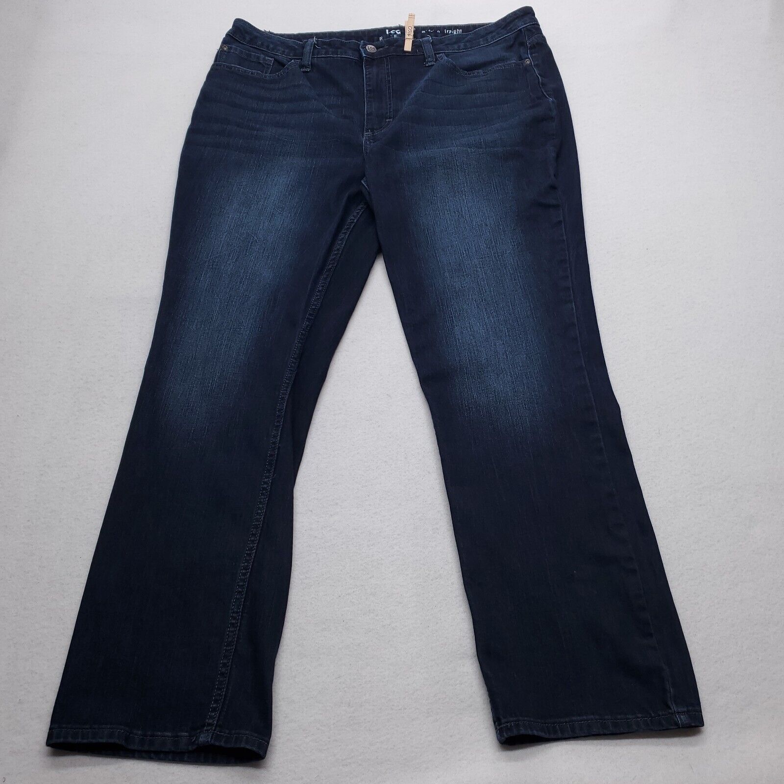 Lee Lee Casual Button Zip Denim Medium Wash Jeans Womens Size 18 Size 38" / US 16 / IT 52 - 2 Thumbnail